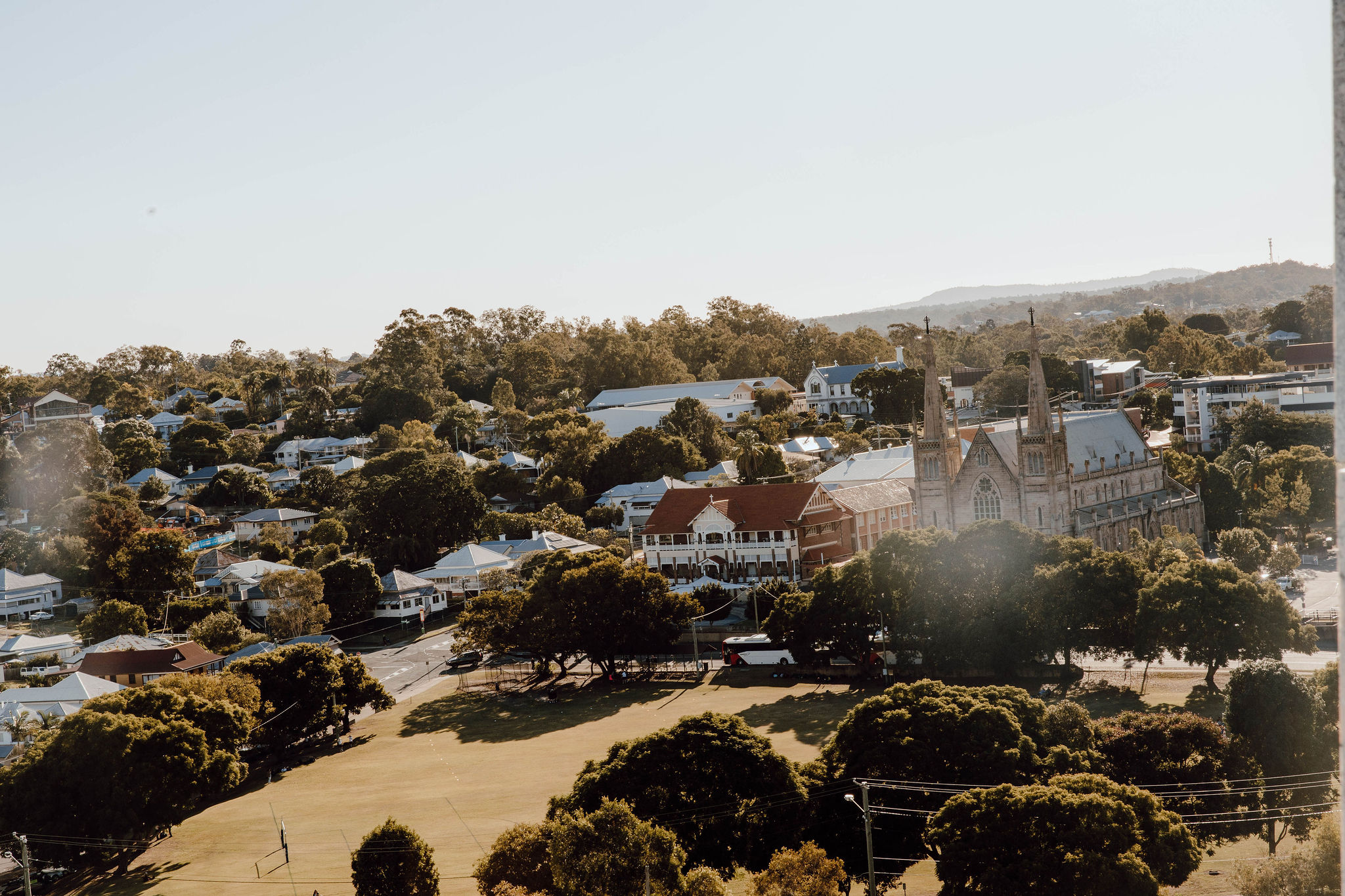 St Mary's Church, captured from the Ipswich City Council building. PHOTO: Chrystal Rose Photography