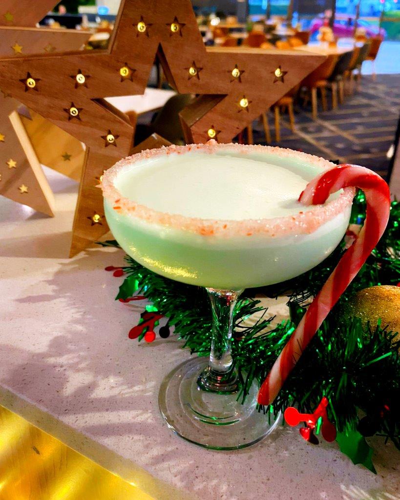 The Greedy Grinch cocktail at CSI The Greedy Grinch cocktail at CSI