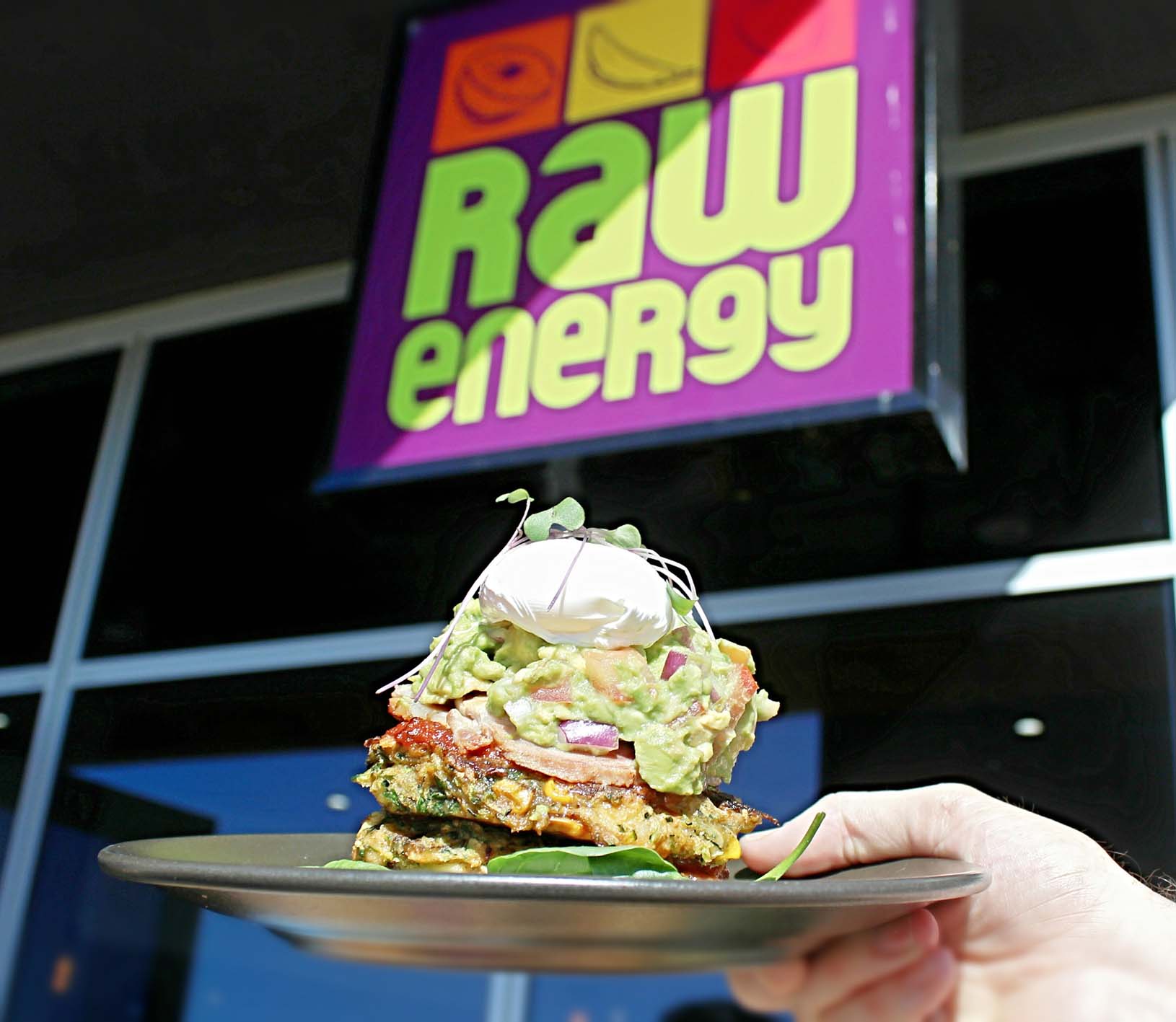 Raw Energy brekky stack