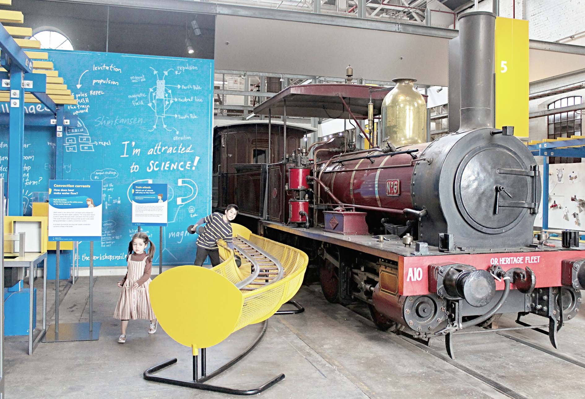 The Workshops Rail Museum. Photo: Brisbane Family Explorers The Workshops Rail Museum. Photo: Brisbane Family Explorers