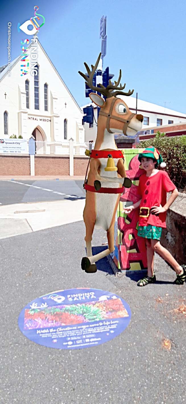 Brisbane Family Explorers find Rudolph Brisbane Family Explorers find Rudolph