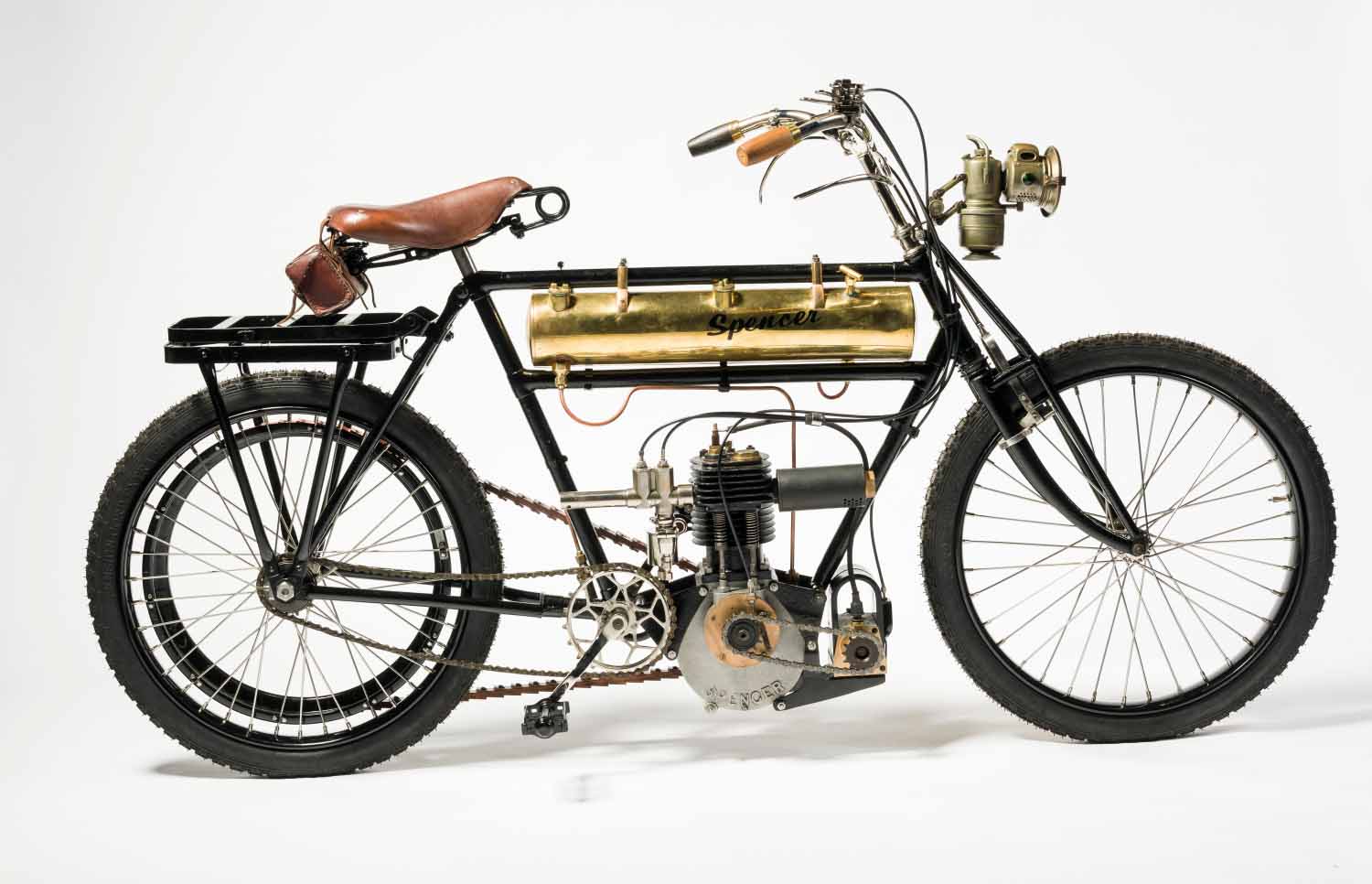 The Spencer Motorcycle PHOTO: Peter Waddington The Spencer Motorcycle PHOTO: Peter Waddington