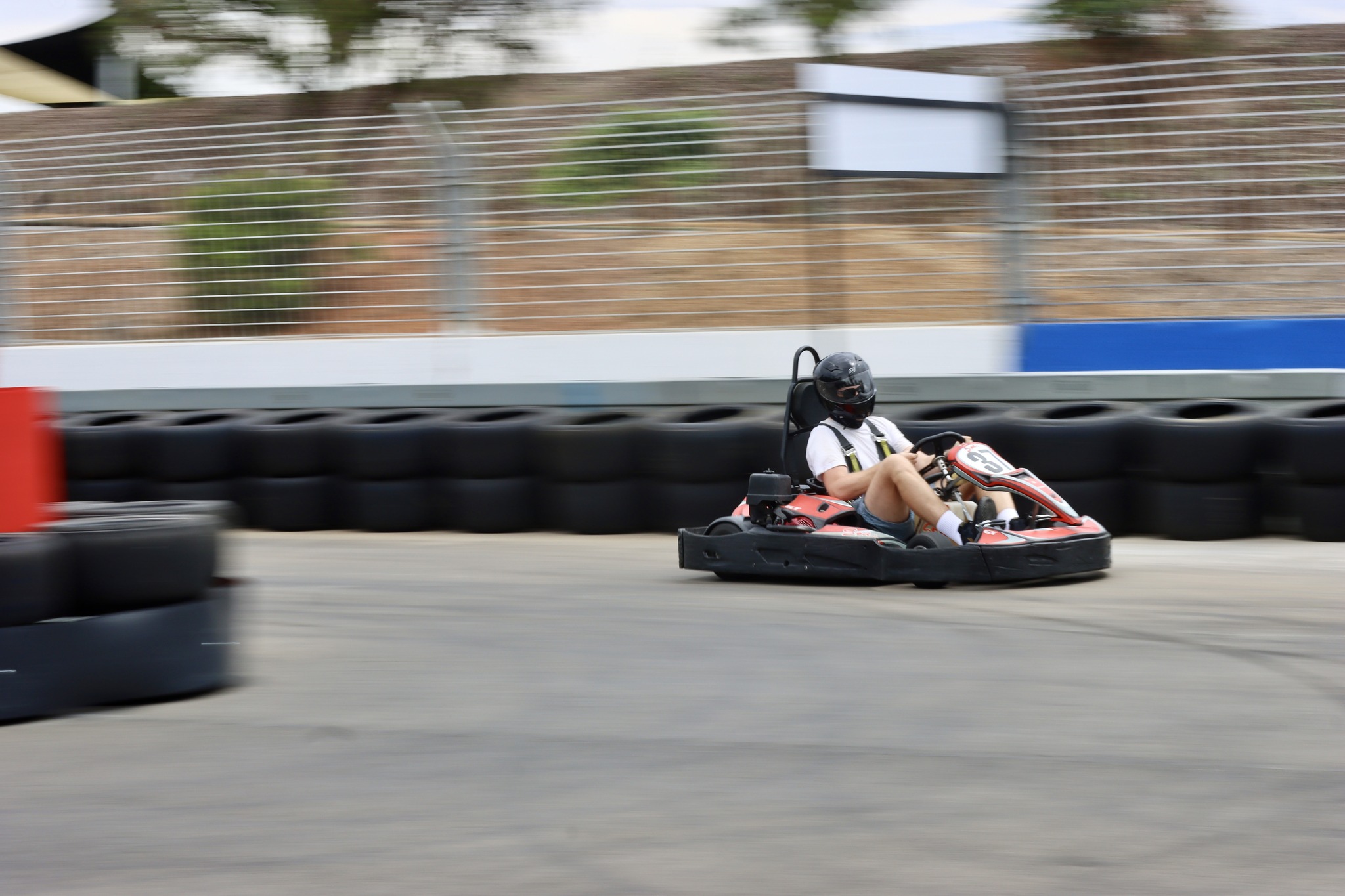 Go karts at Queensland Raceway Go karts at Queensland Raceway