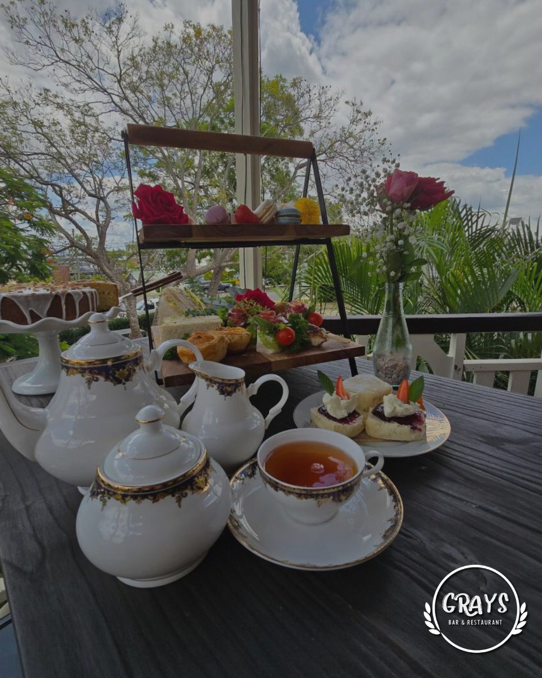 High tea at Grays Bar and Restaurant High tea at Grays Bar and Restaurant