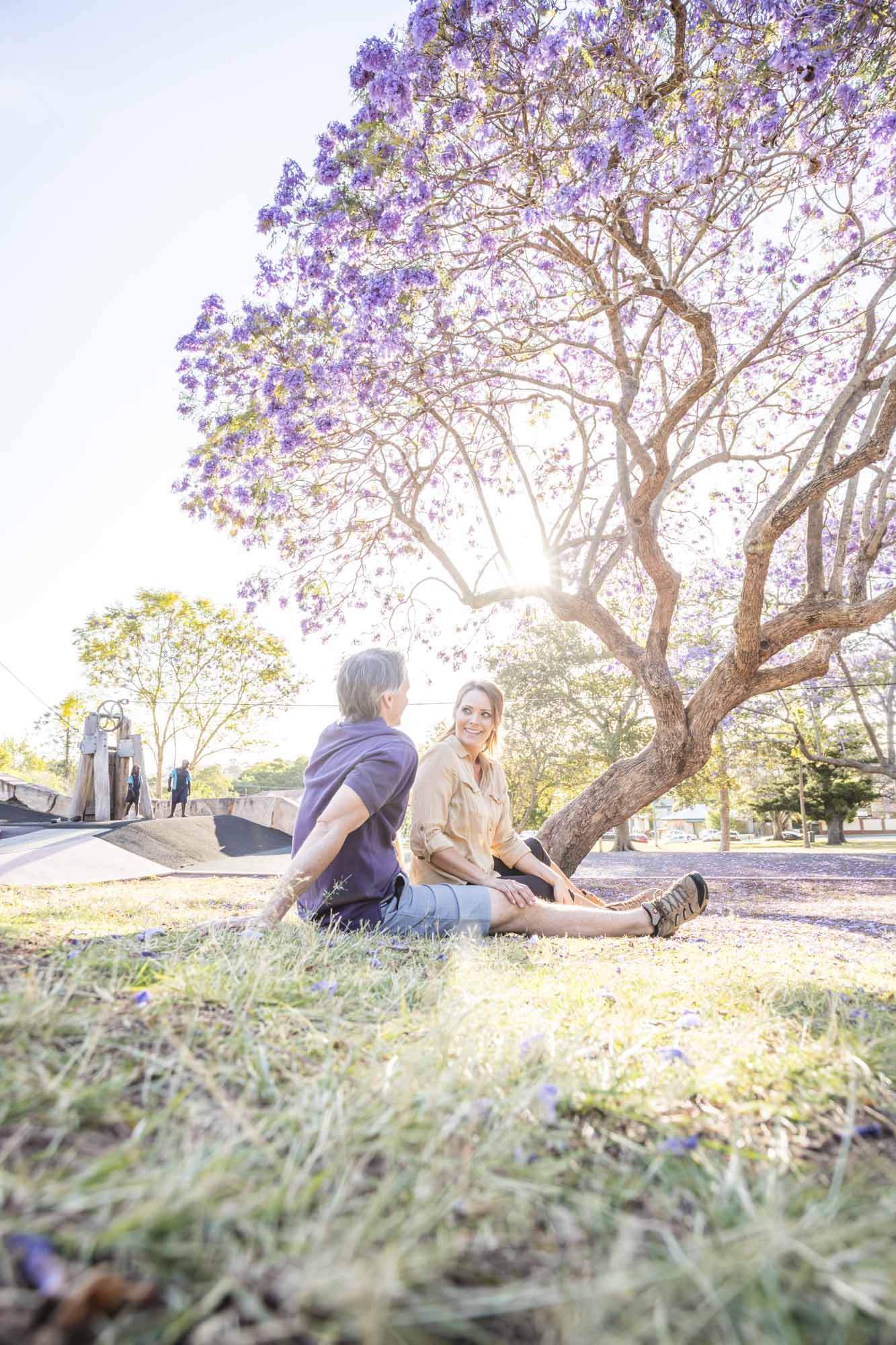 Jacarandas in Queens Park