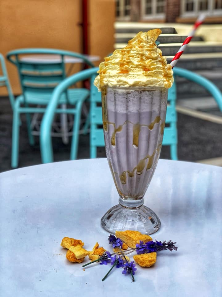 Lavender milkshake Lavender milkshake