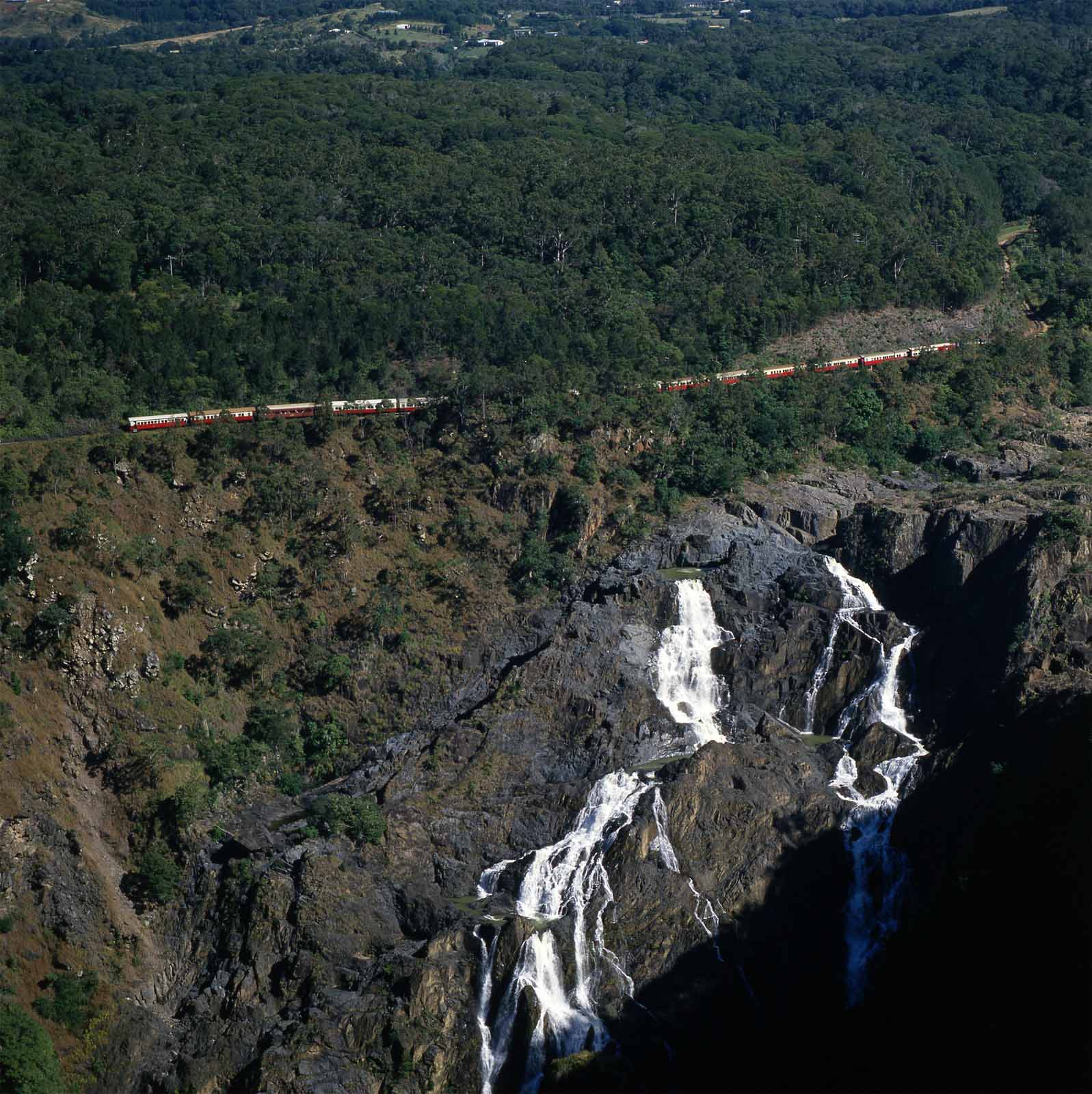 Kuranda train aerial 1987