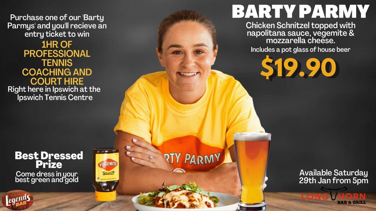 Ash Barty Parmy at CSI Ash Barty Parmy at CSI