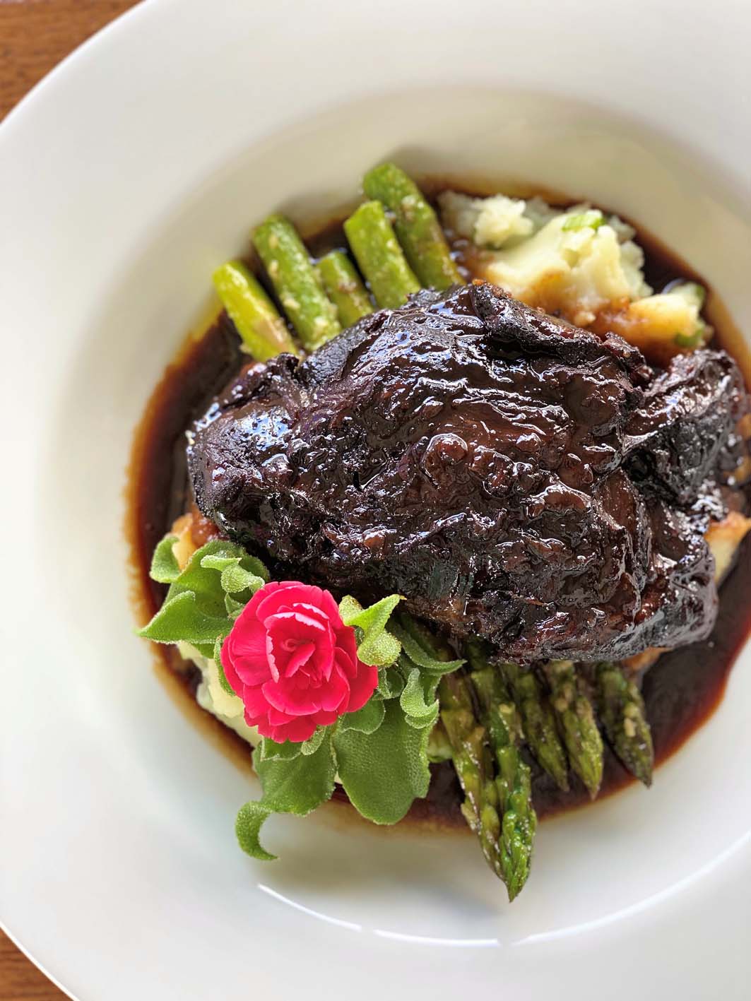 Beef cheeks at The Commercial Hotel Redbank
