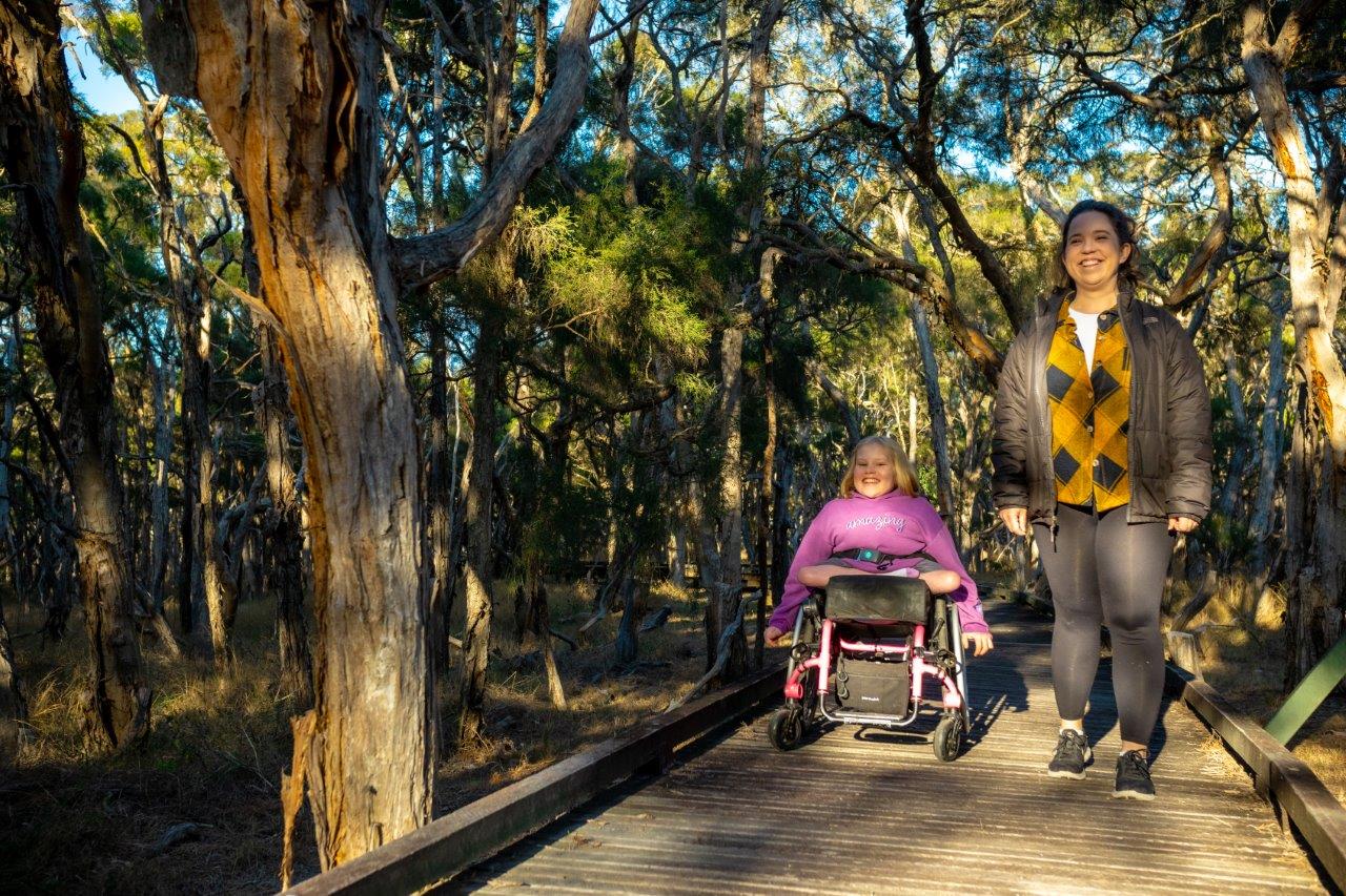 Purga Nature Reserve features a wheelchair accessible board walk