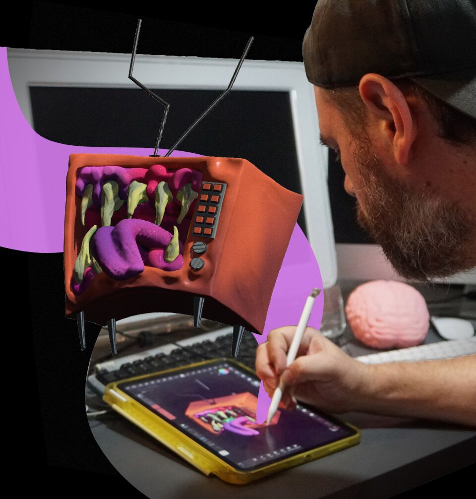 Digital clay teen workshop with Christopher Bentley