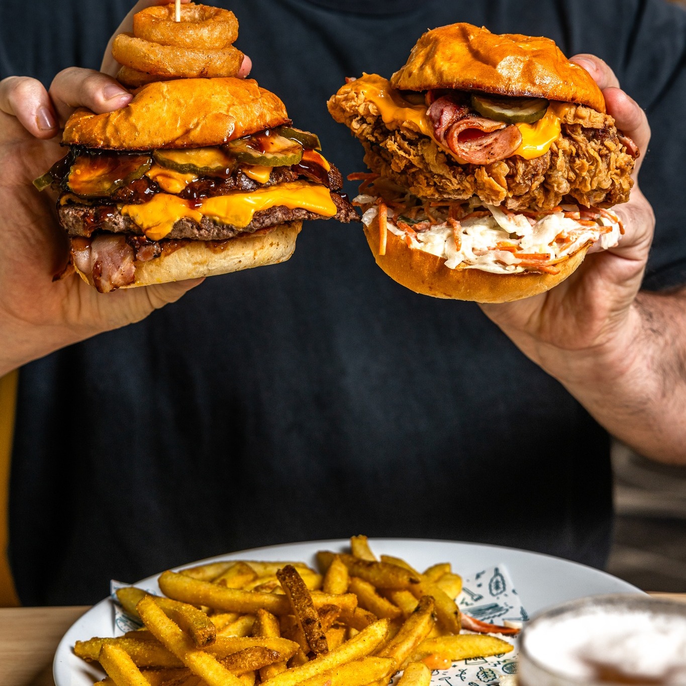 Commercial Hotel Redbank burger Commercial Hotel Redbank burger