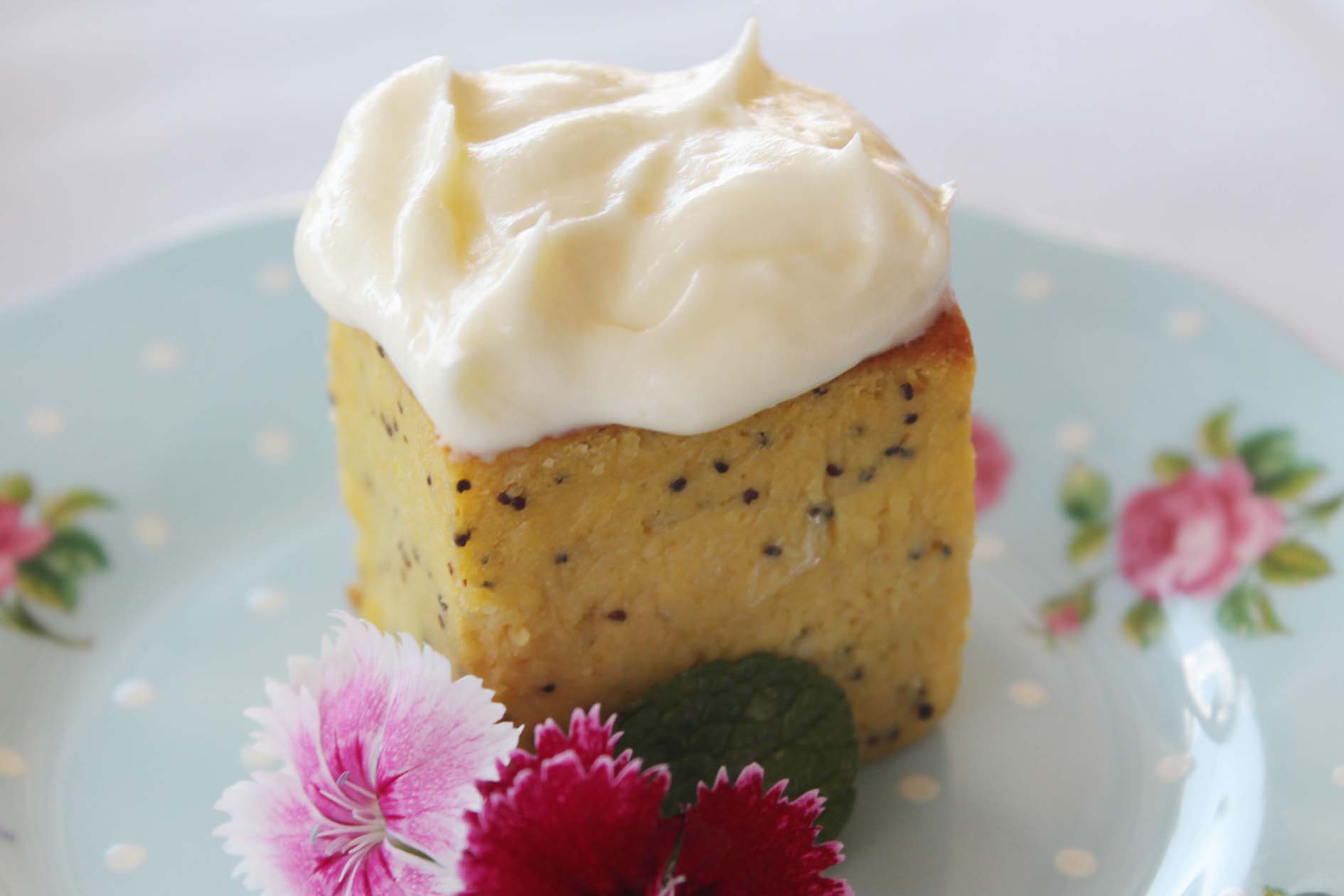 The Cottage poppy seed cake