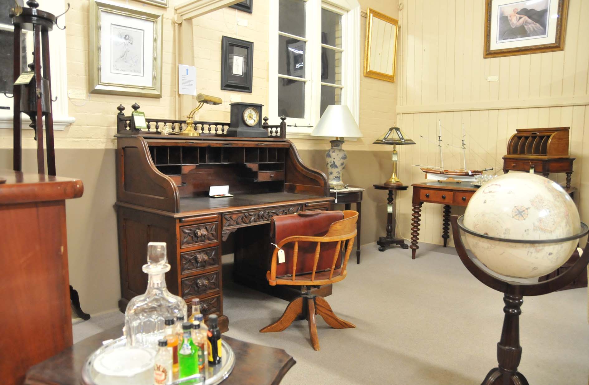 Antique furniture at Ipswich Antique Centre
