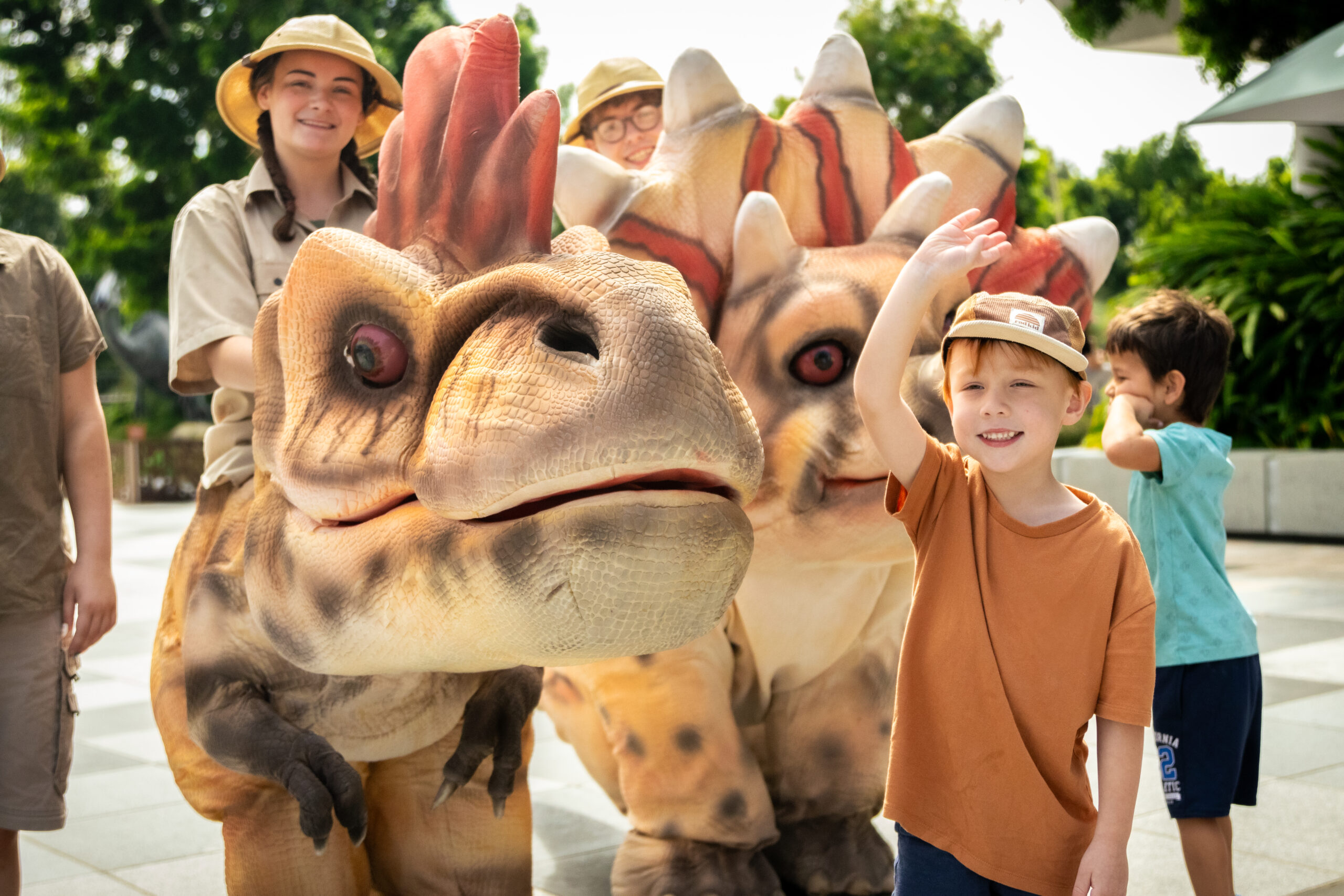 Dinosaur Discovery in Nicholas Street Precinct, Ipswich. Dinosaur Discovery in Nicholas Street Precinct, Ipswich.