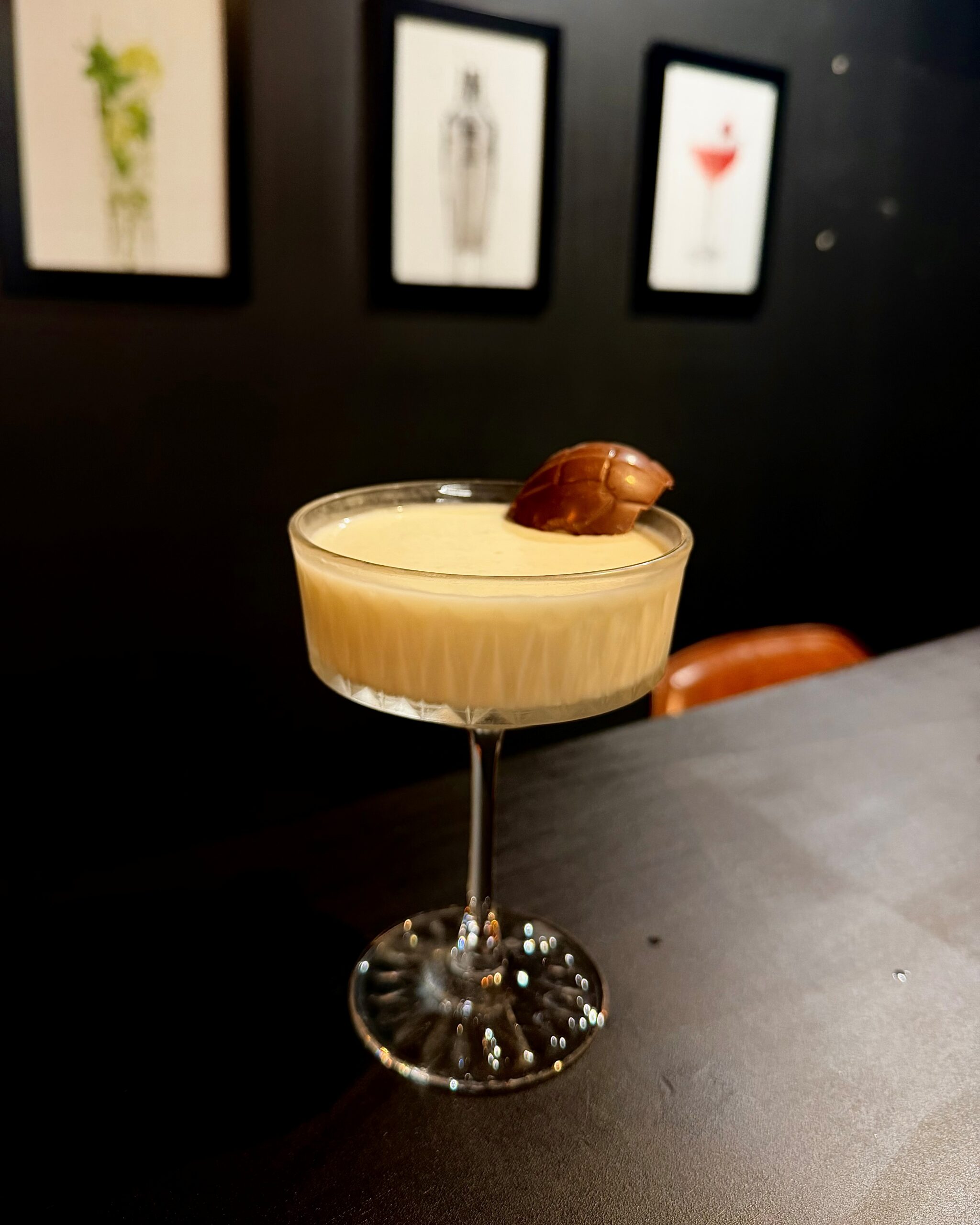 Creme Egg cocktail at The Rusty Nail