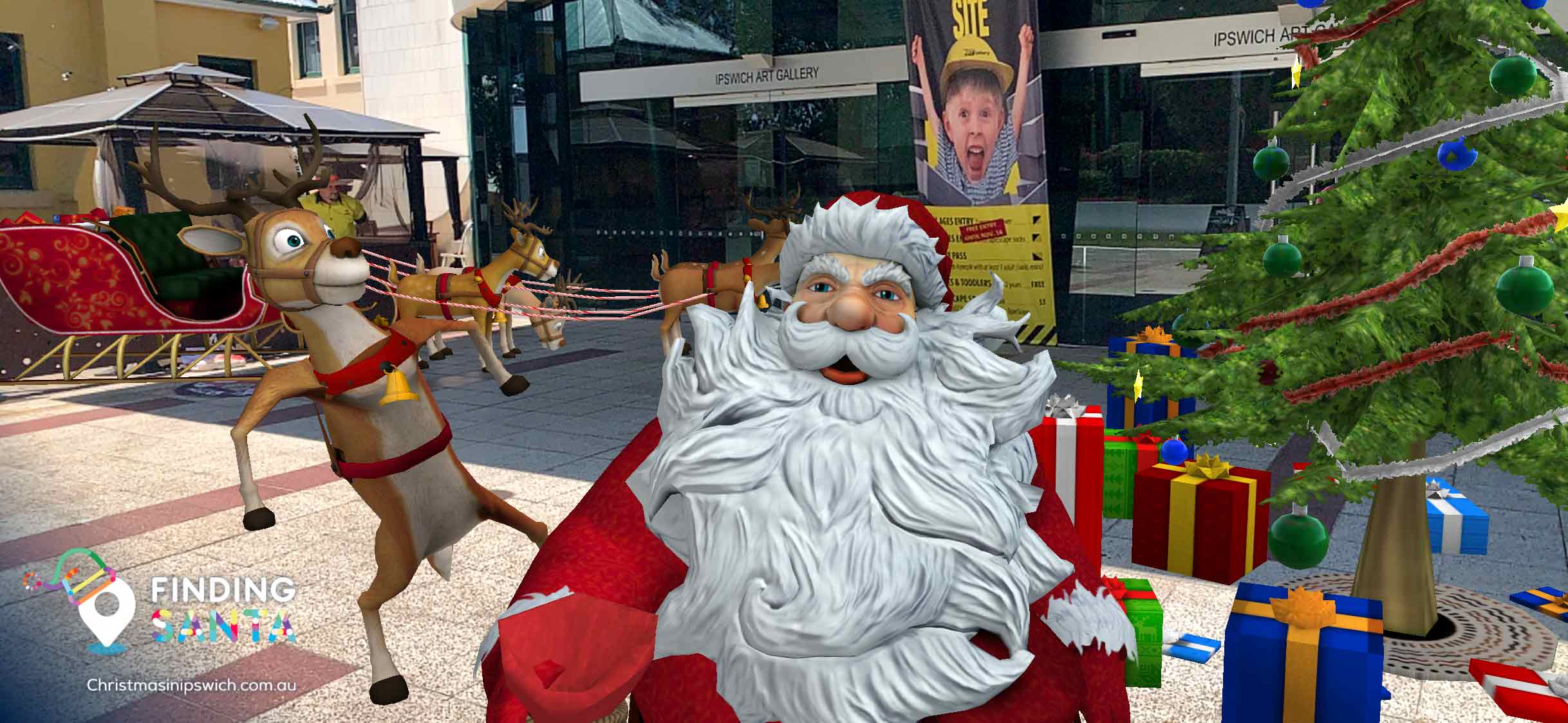 Finding-Santa-outside-Ipswich-Art-Gallery Finding-Santa-outside-Ipswich-Art-Gallery