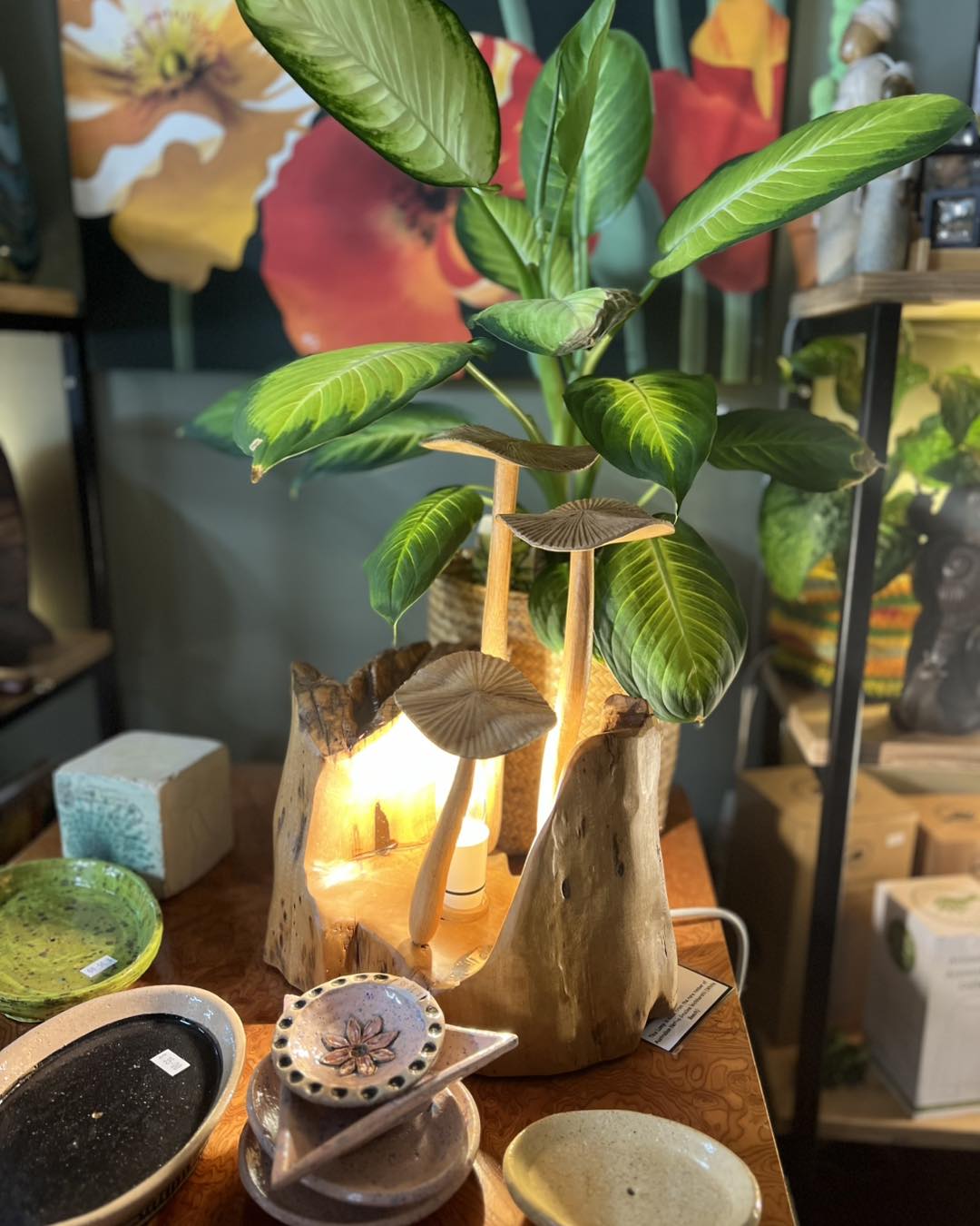 Handmade lamps at Trevallan Handmade lamps at Trevallan