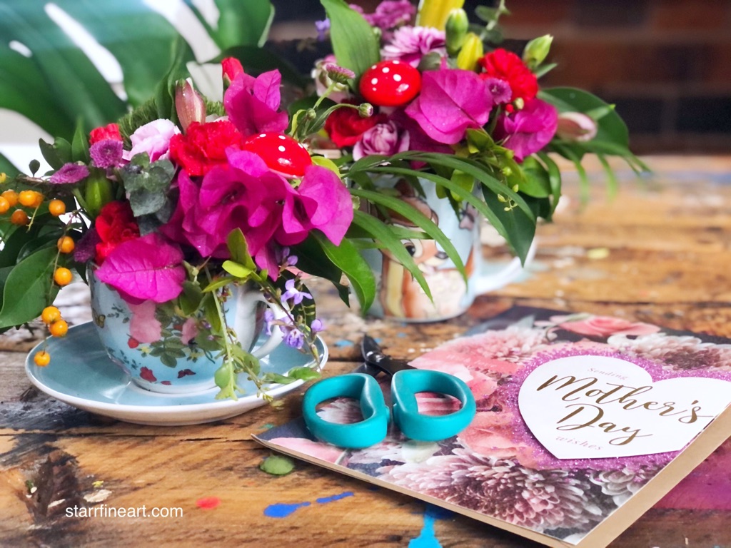 Wonderland Floral teacup workshop