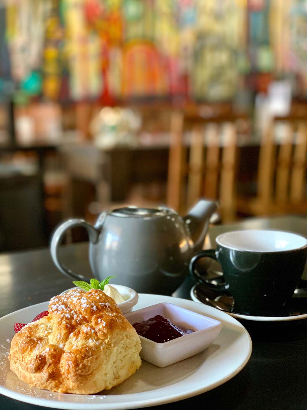 Tea and scones at Fourthchid