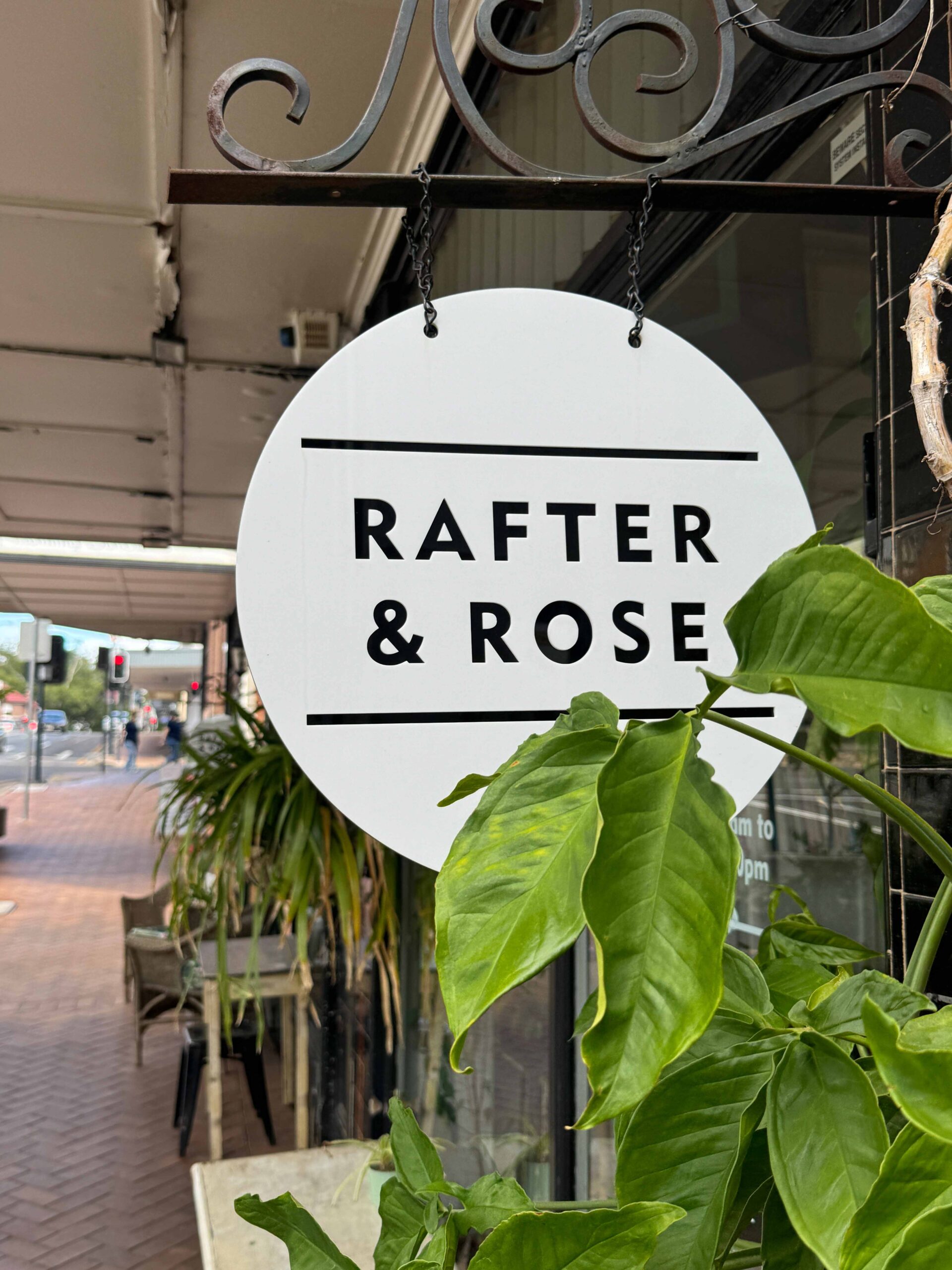 Rafter & Rose is a leafy cafe in an historic part of Top of Town Rafter & Rose is a leafy cafe in an historic part of Top of Town
