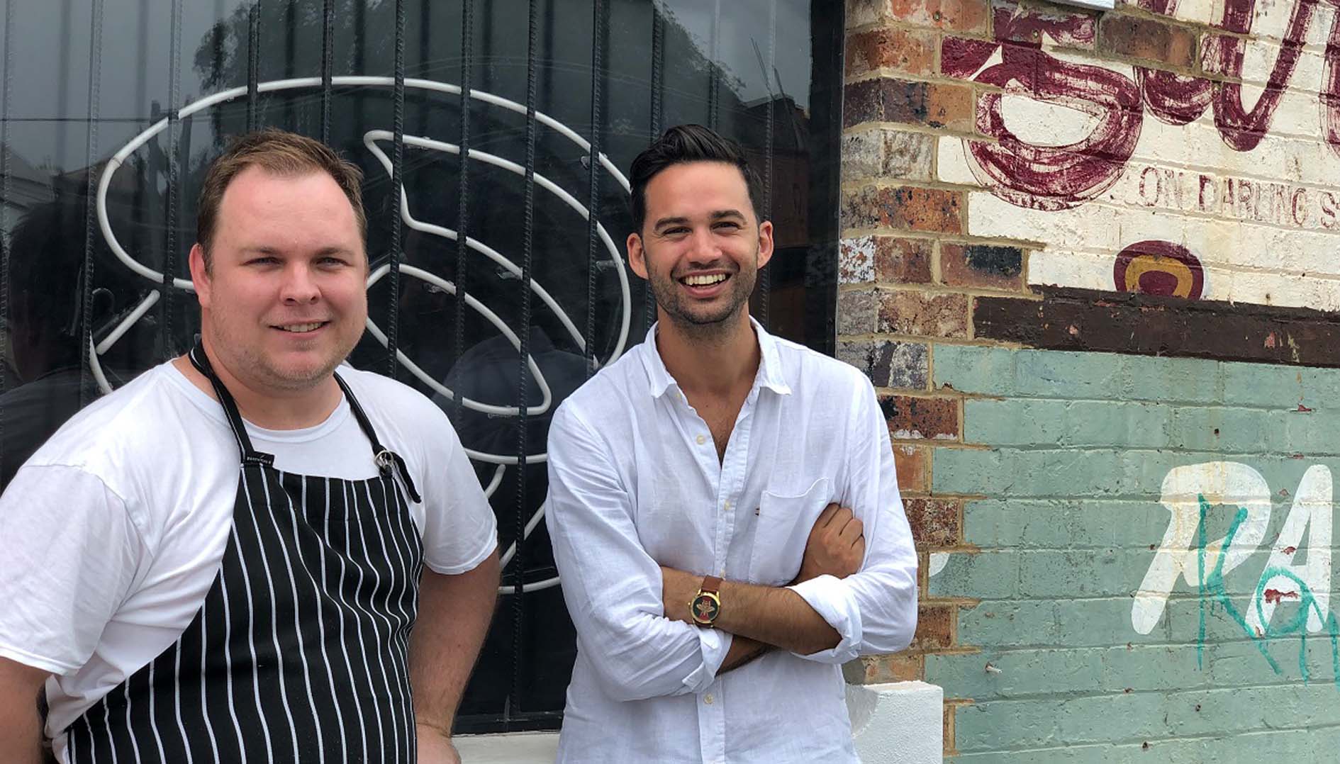 Bakehouse Steakhouse chef Josh Lawson and part-owner Nick Stevenson