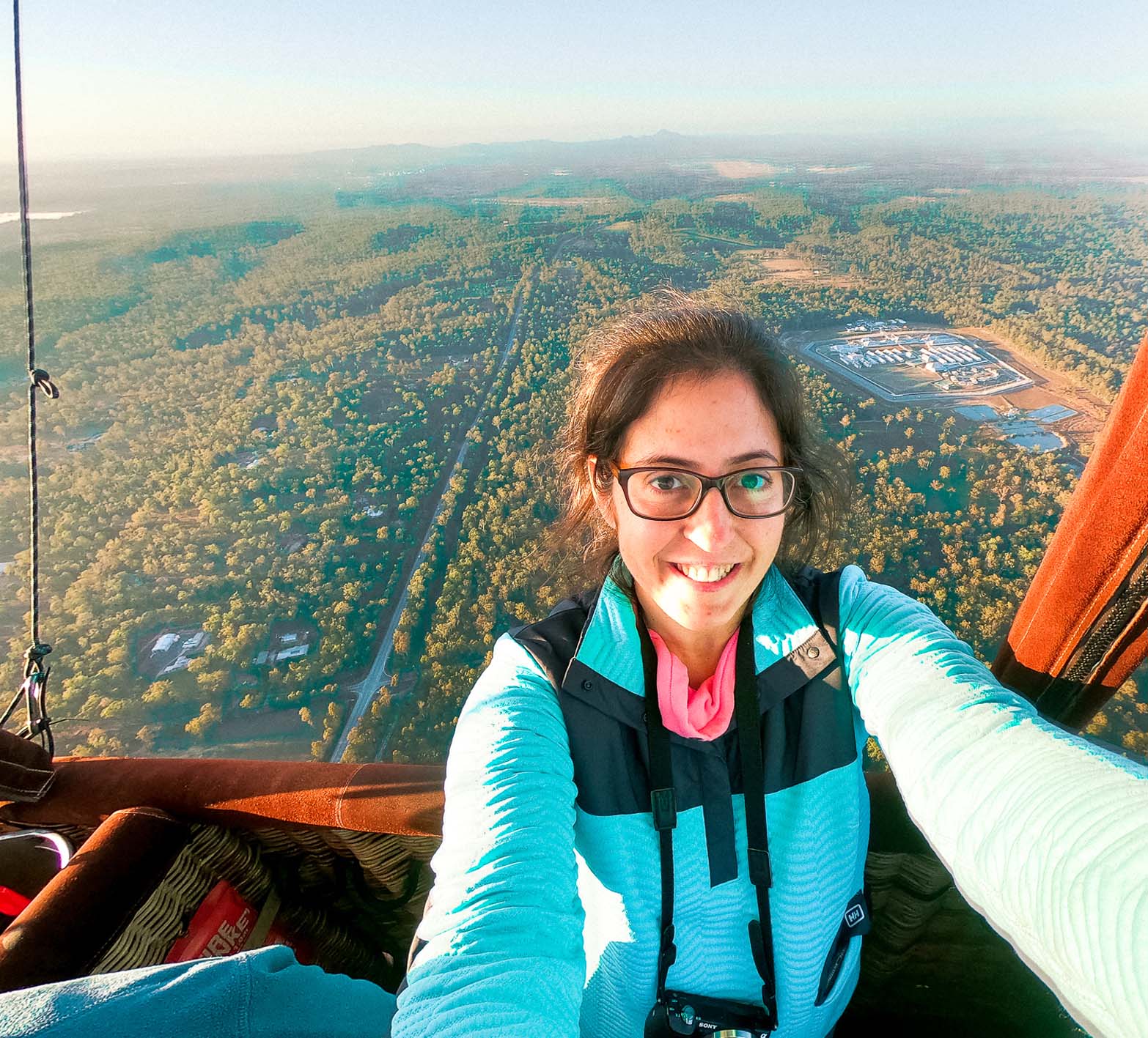 Katie Dundas on a Floating Images Hot Air Balloon Flight
