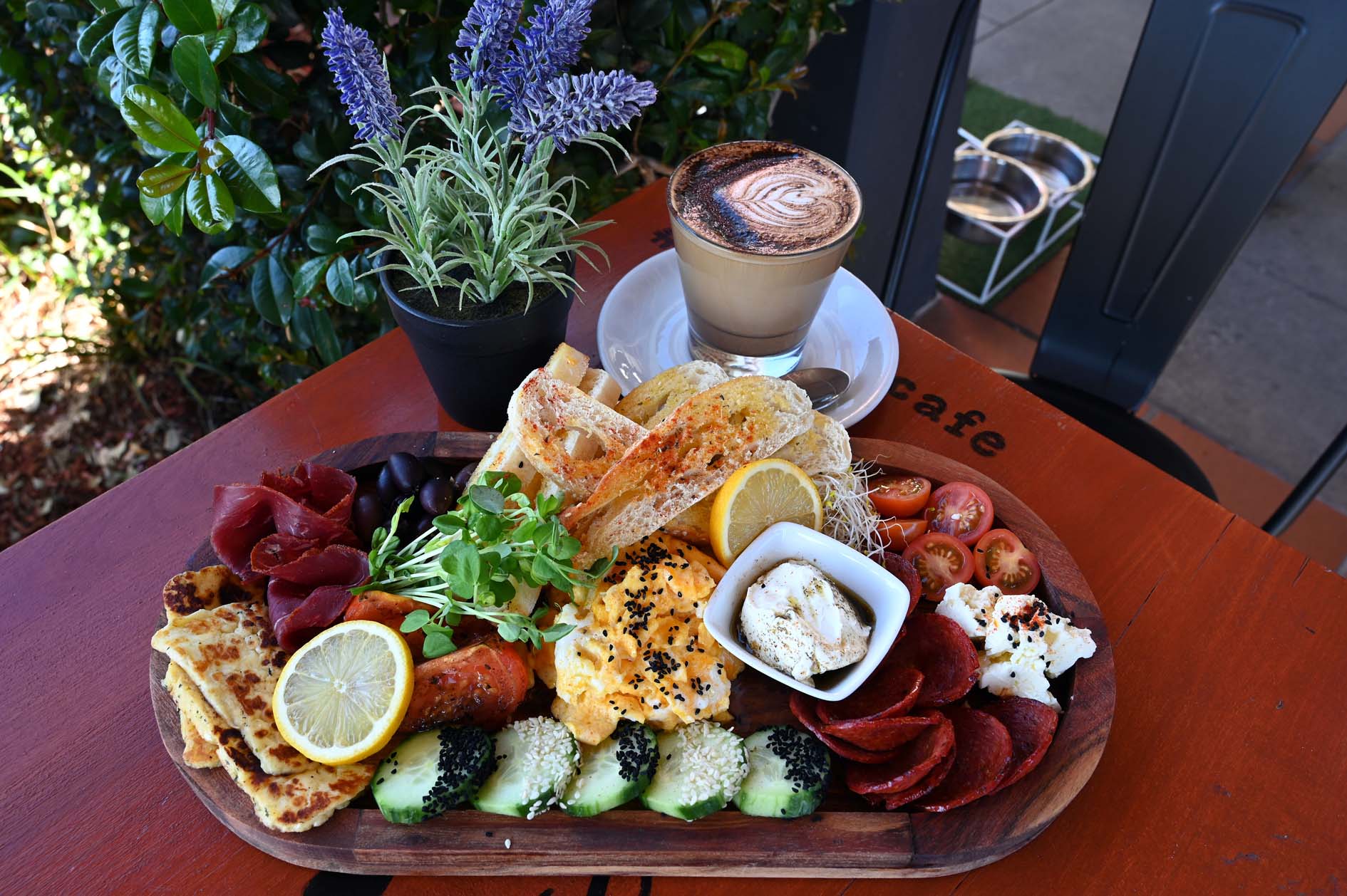 La Mocha cafe Turkish platter