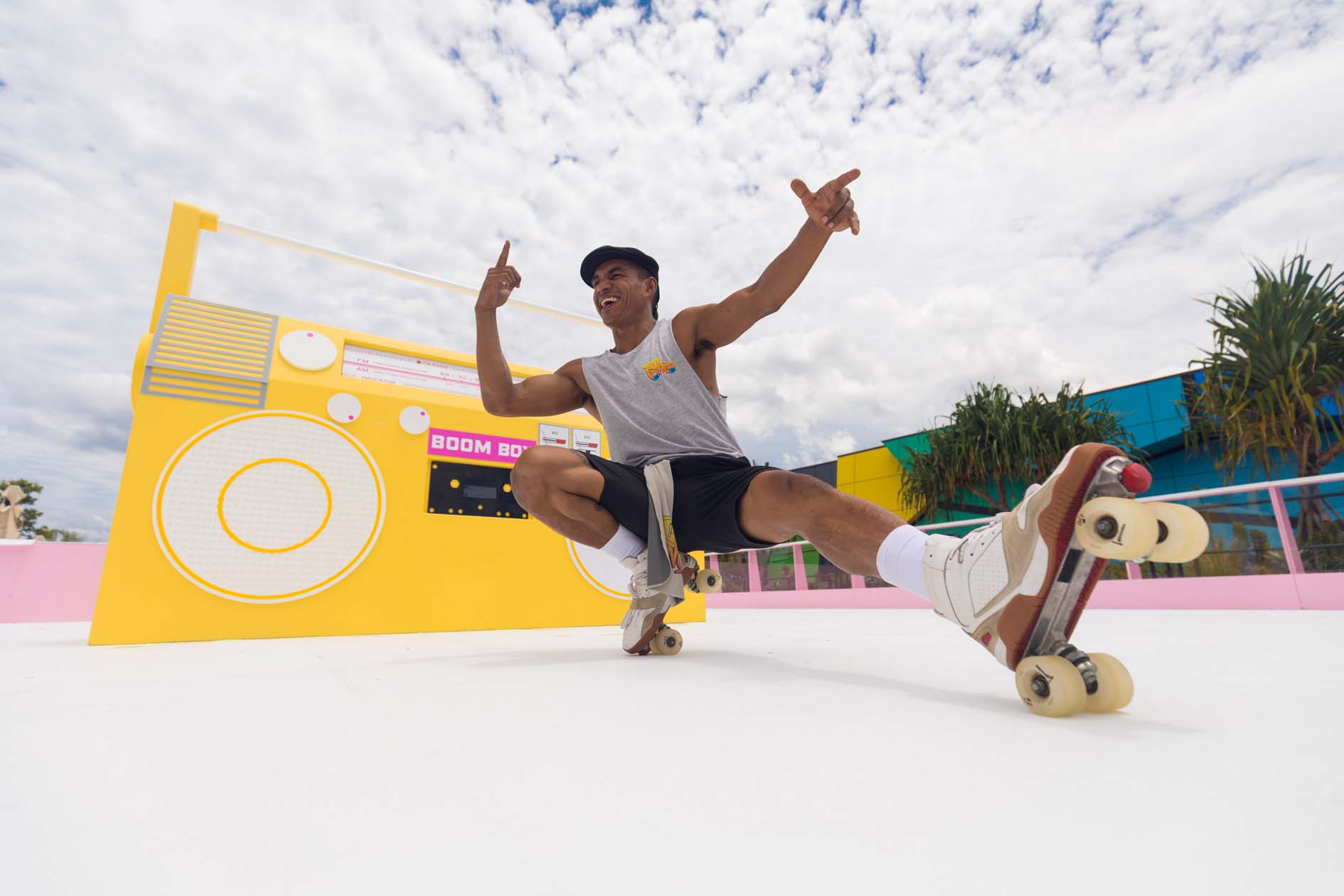 A pop up roller skating rink is coming to Riverlink