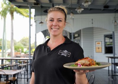 The Commercial Hotel Redbank Restaurant manager Jaymie