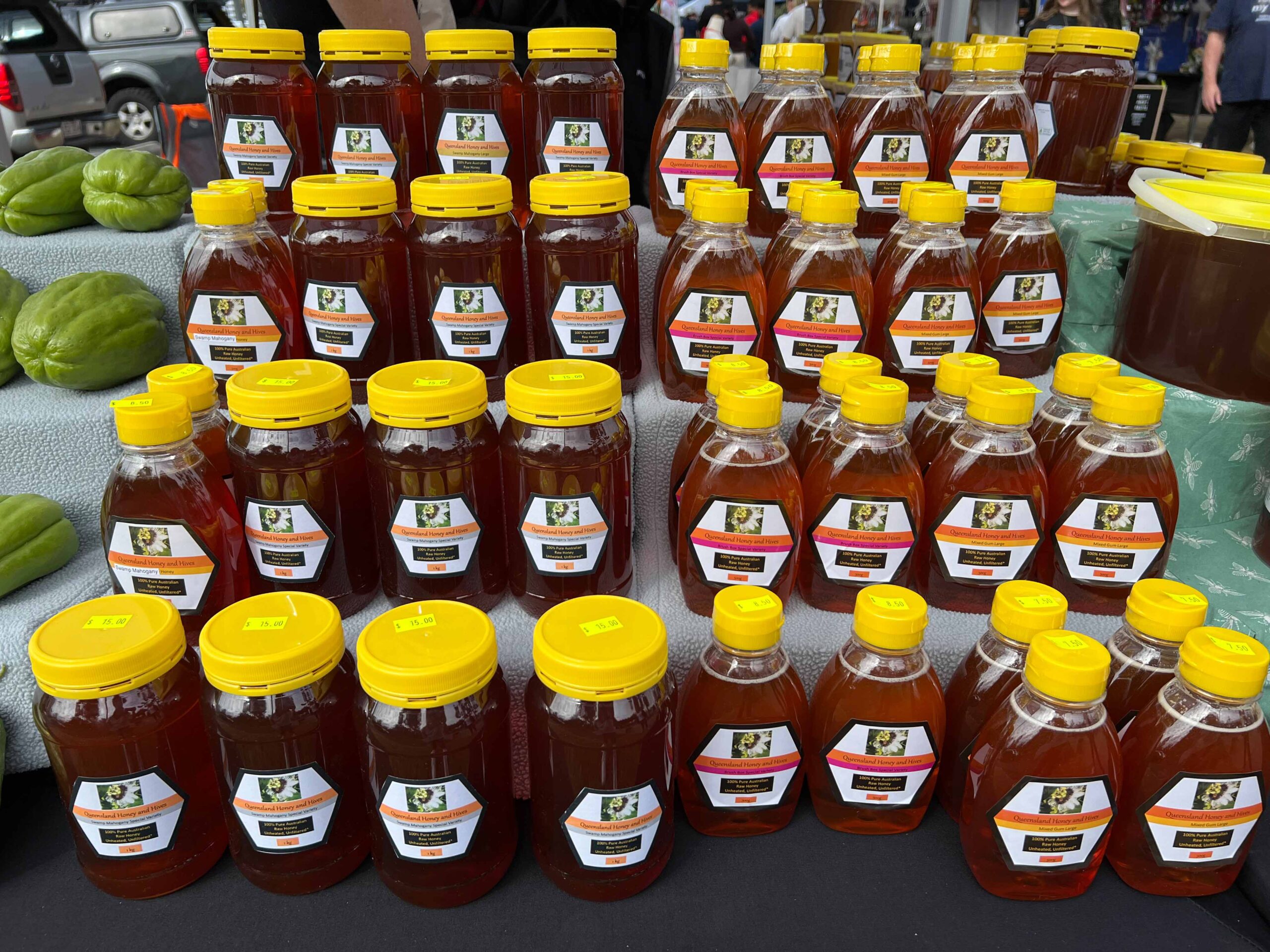 Honey at the Springfield Markets