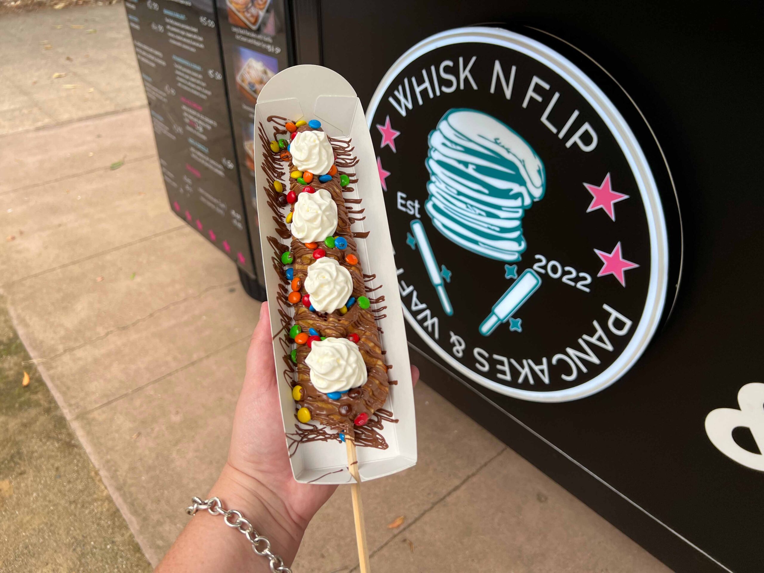 Waffle sticks at the Springfield Markets Waffle sticks at the Springfield Markets