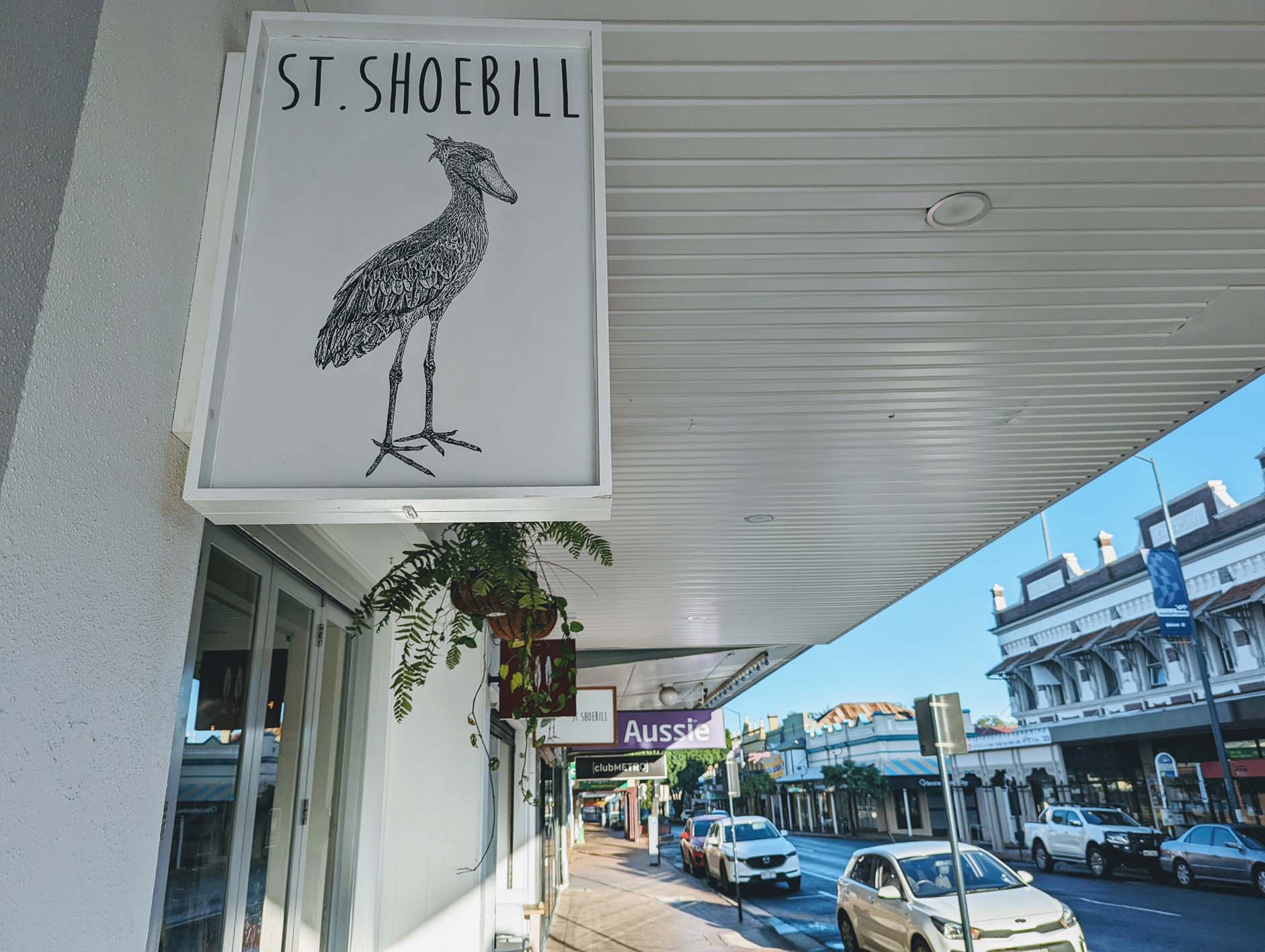 St Shoebill sign