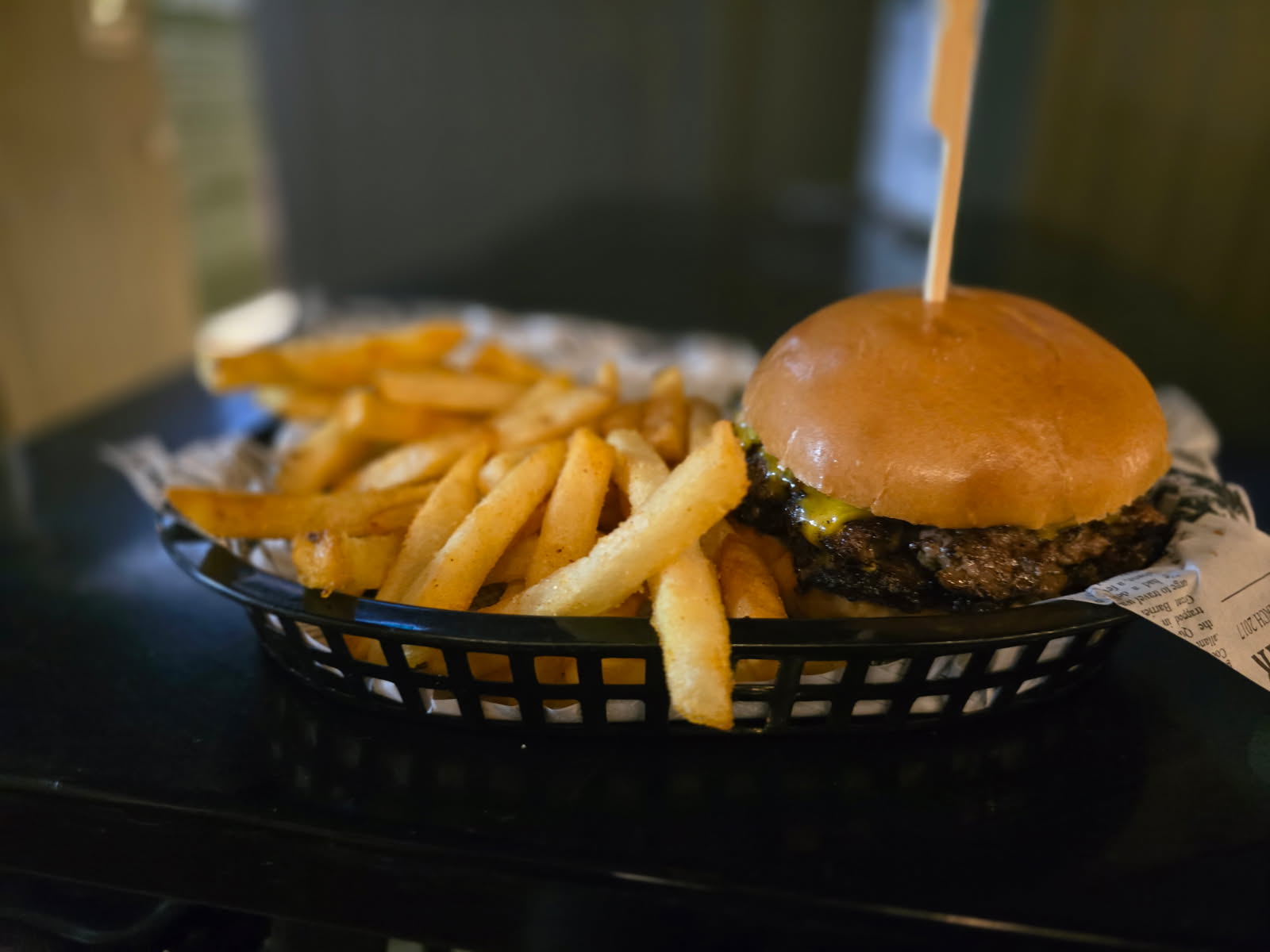 Stony Creek Brewing smash burger Stony Creek Brewing smash burger