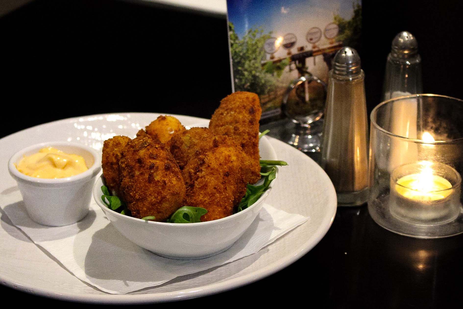 Jalapeno poppers at the Strand Hotel