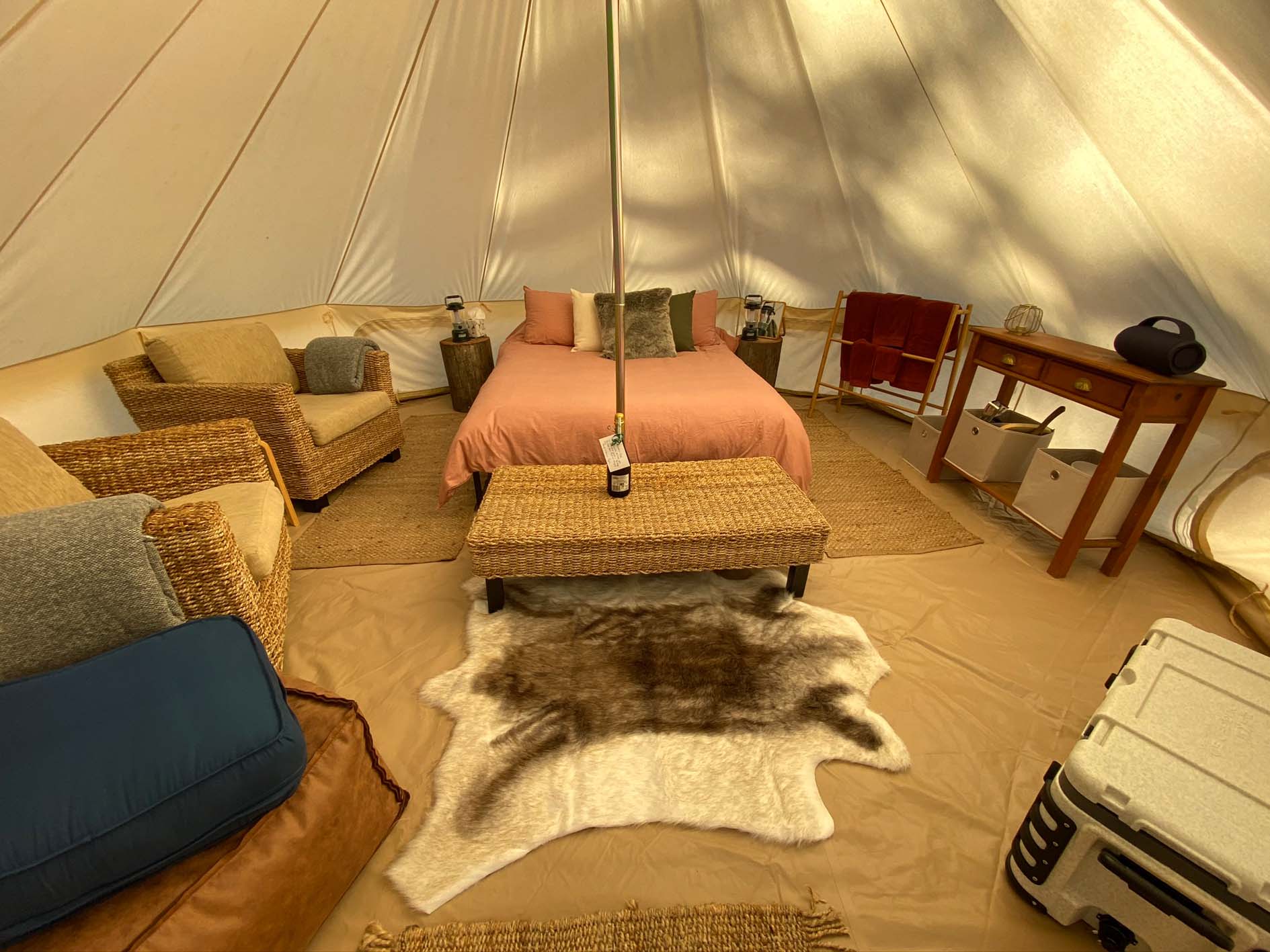 Inside Keira Farm's new glamping option The Lodge