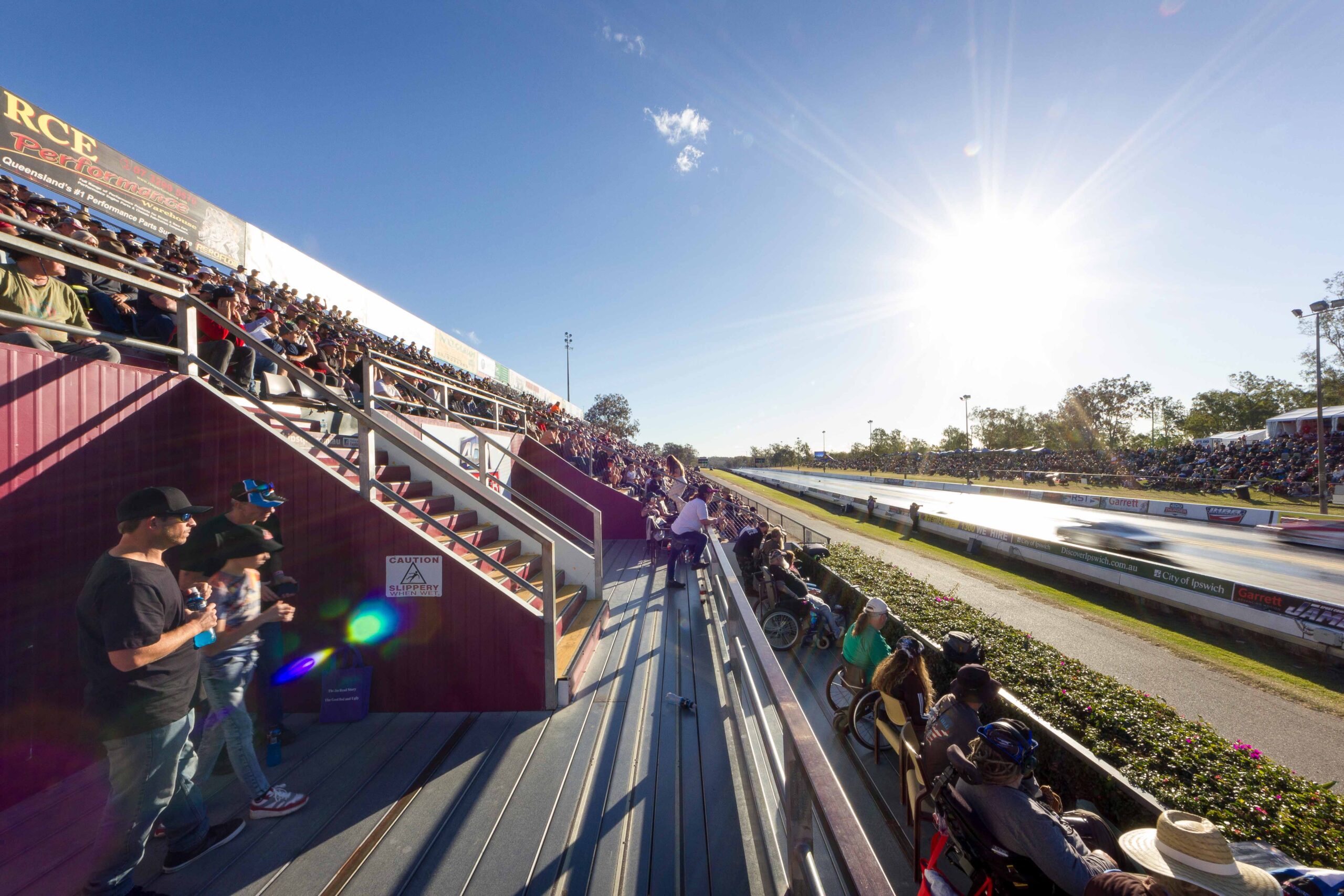 There's nothing like feeling the vibrations of the drag cars in the grandstands at Winternationals
