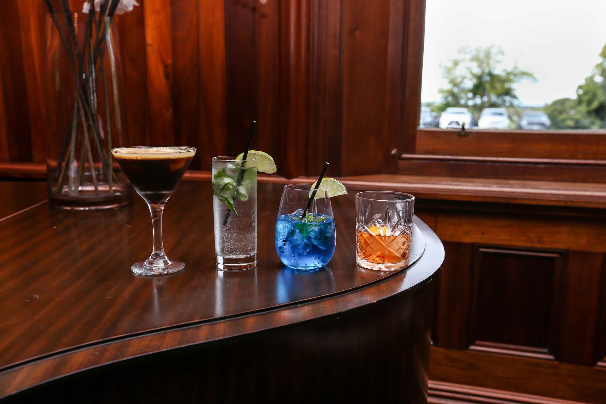 Cocktails available at The Sugarmill Restaurant Cocktails available at The Sugarmill Restaurant