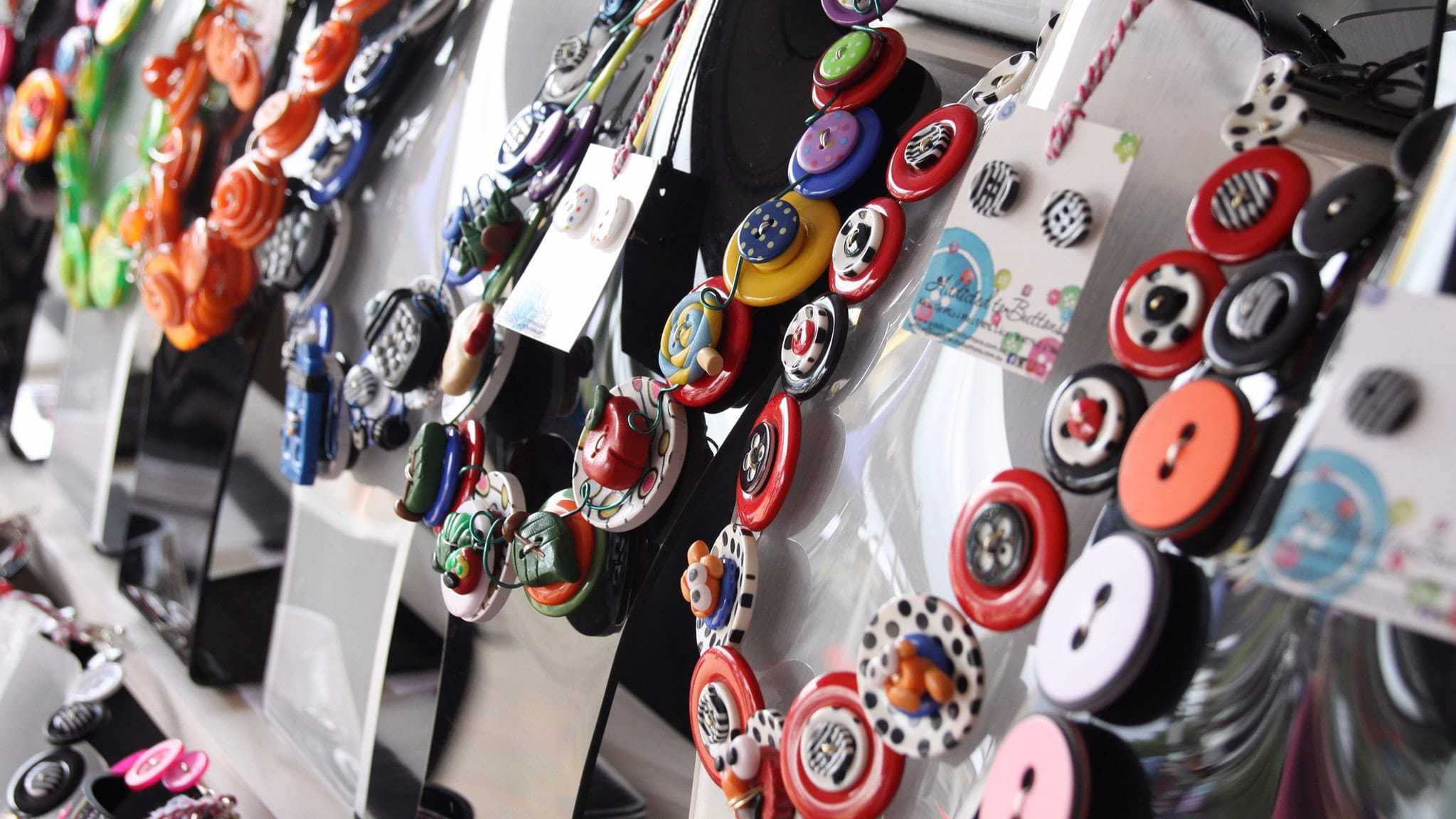 Addicted to Buttons are a regular stallholder at their monthly market in Ipswich.