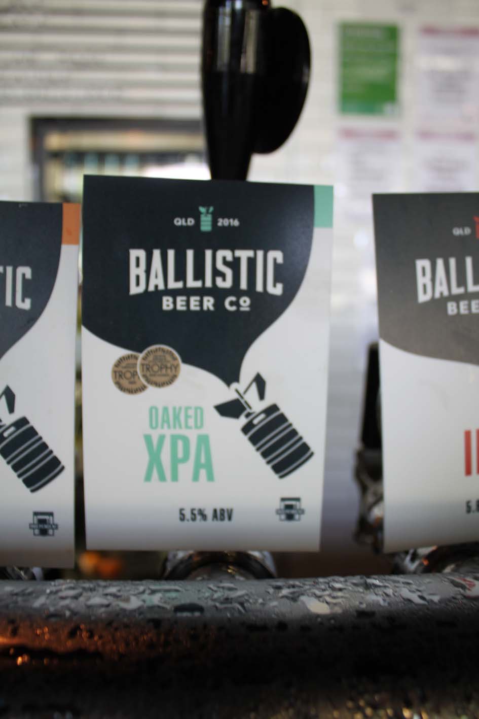 Ballistic Springfield's tap offerings include award winning beer