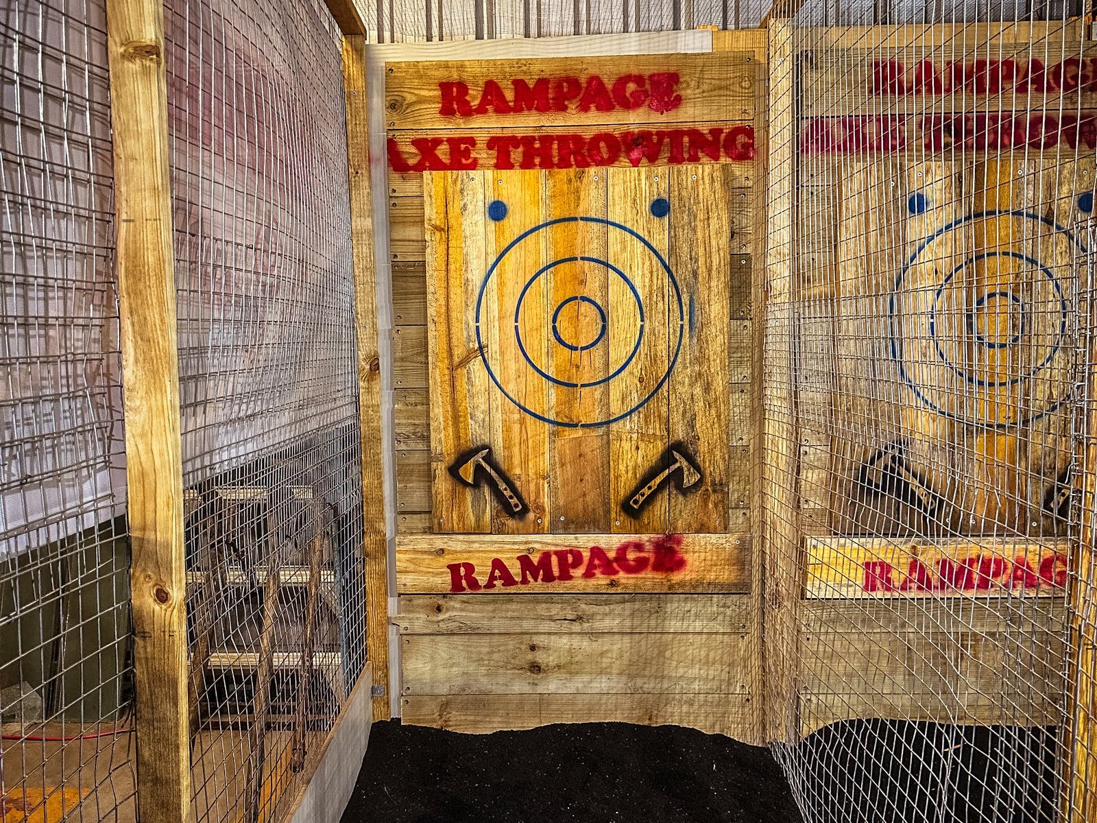 Axe Throwing target wall