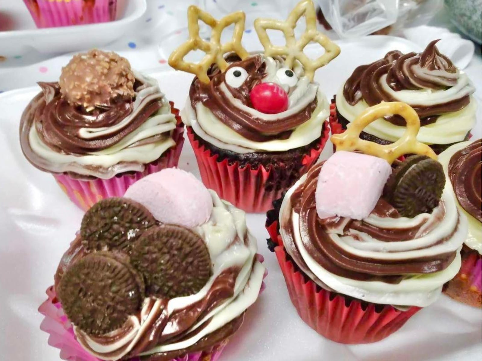 Christmas cupcakes