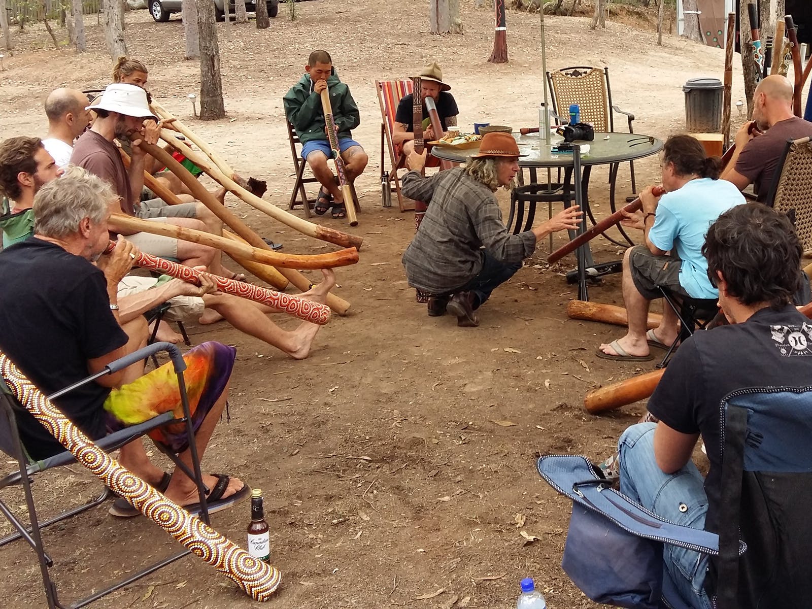 Didgeridoo Camp fire Jam Brisbane