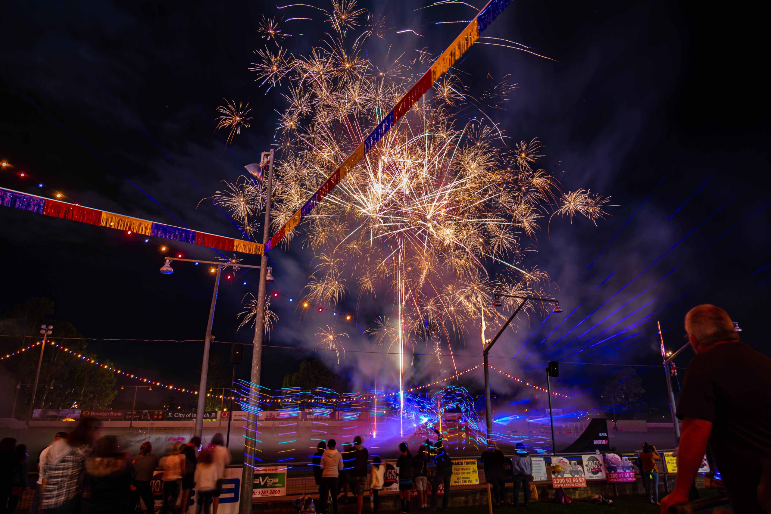 Fireworks will feature at the Ipswich Show