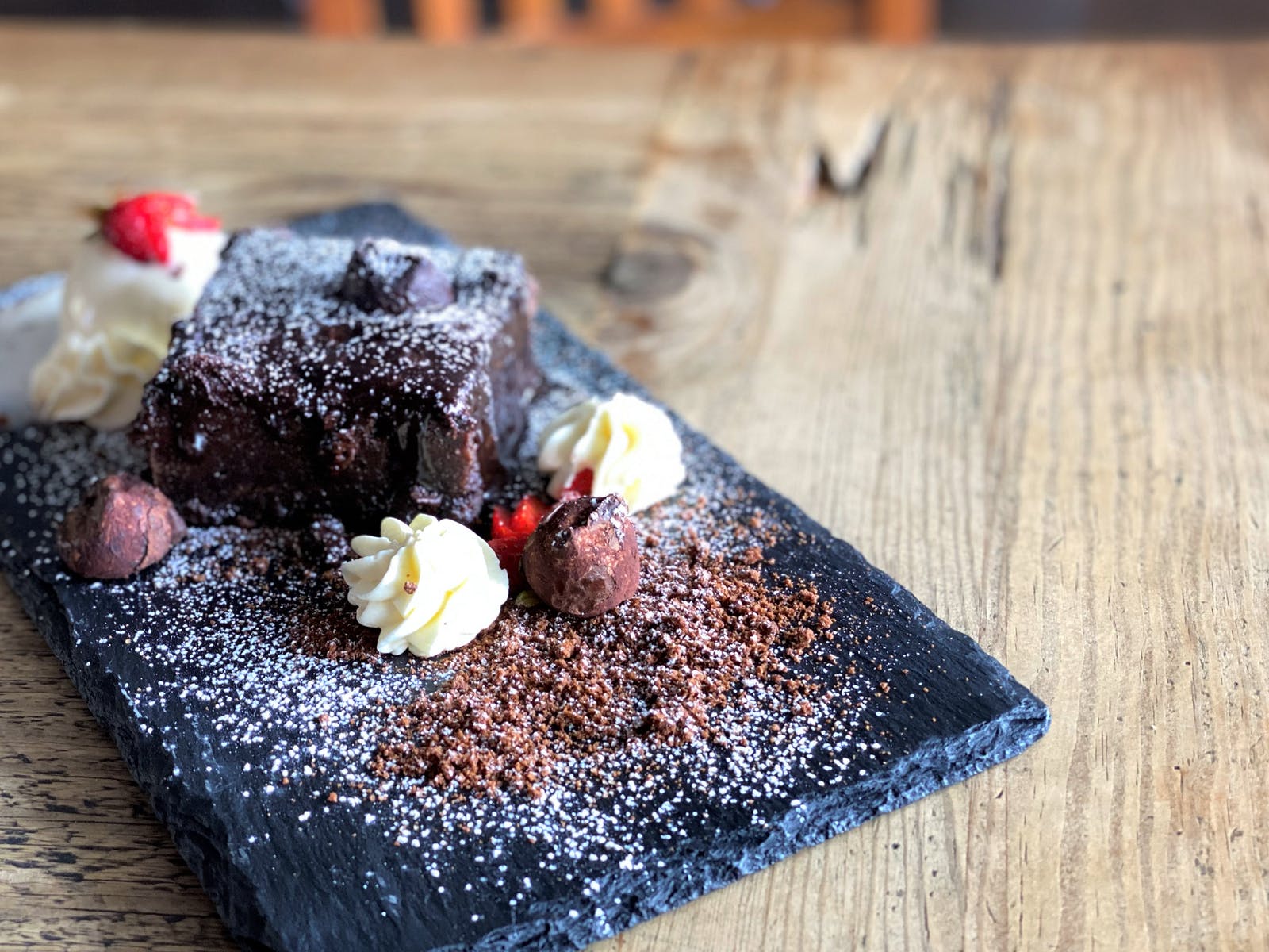 Flavours of Ipswich | Fourthchild Restaurant |  Chocolate Fudge Brownie