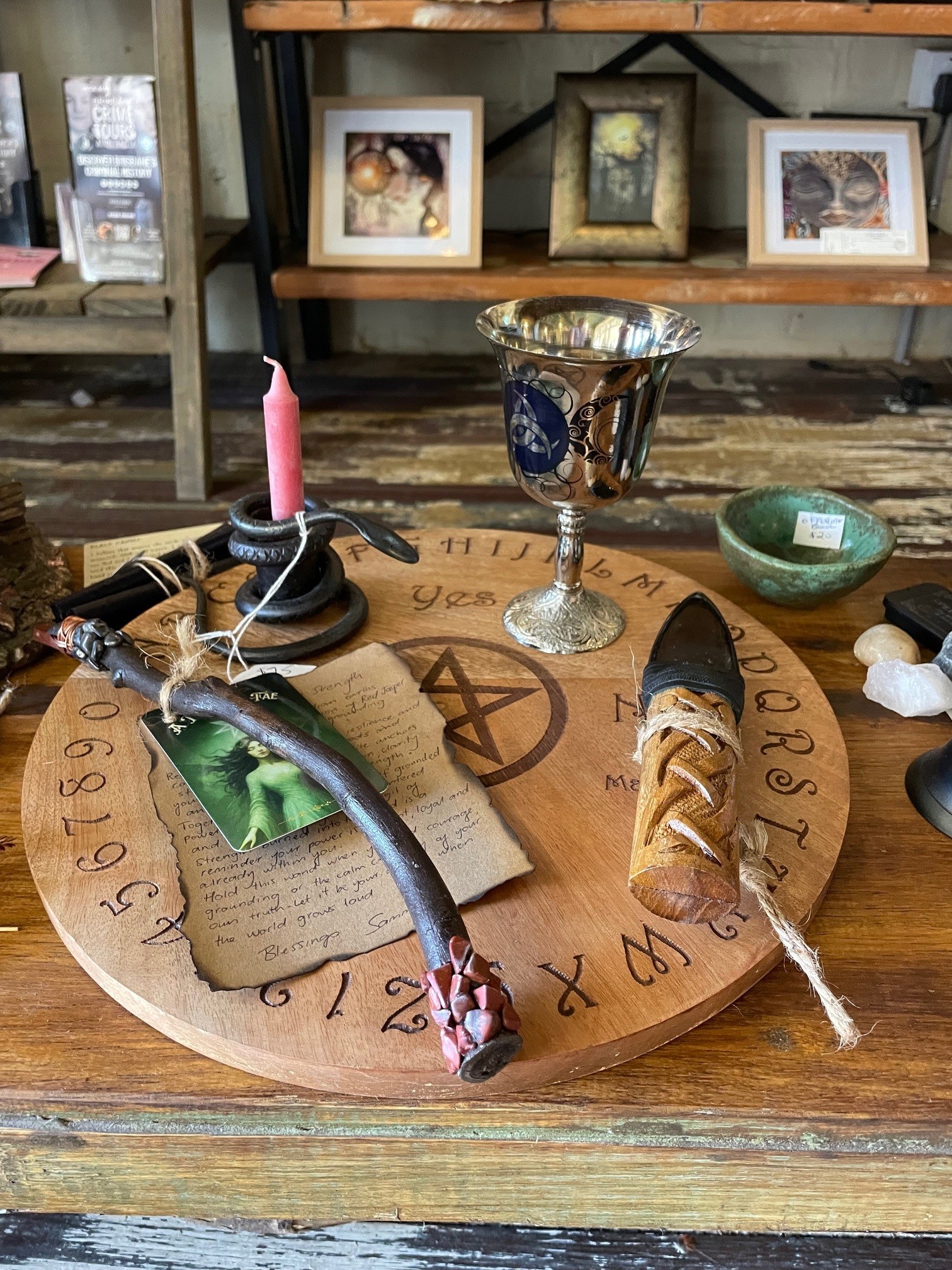 Altar sets at The Soul Cauldron