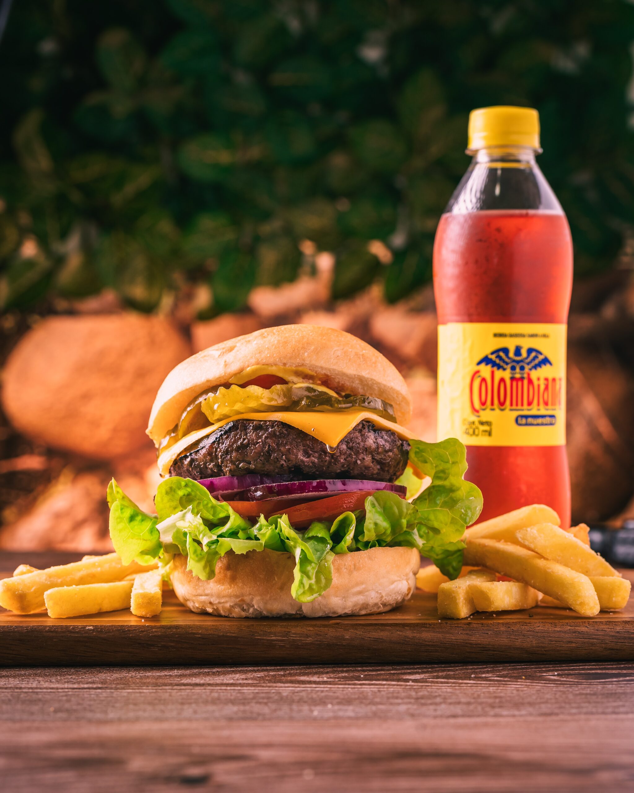 La Parrilla black Angus burger La Parrilla black Angus burger