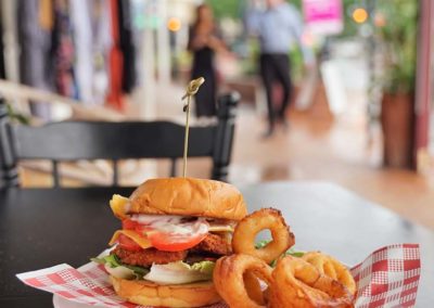Burgers are on the menu at The Retro Diner for Flavours of Ipswich