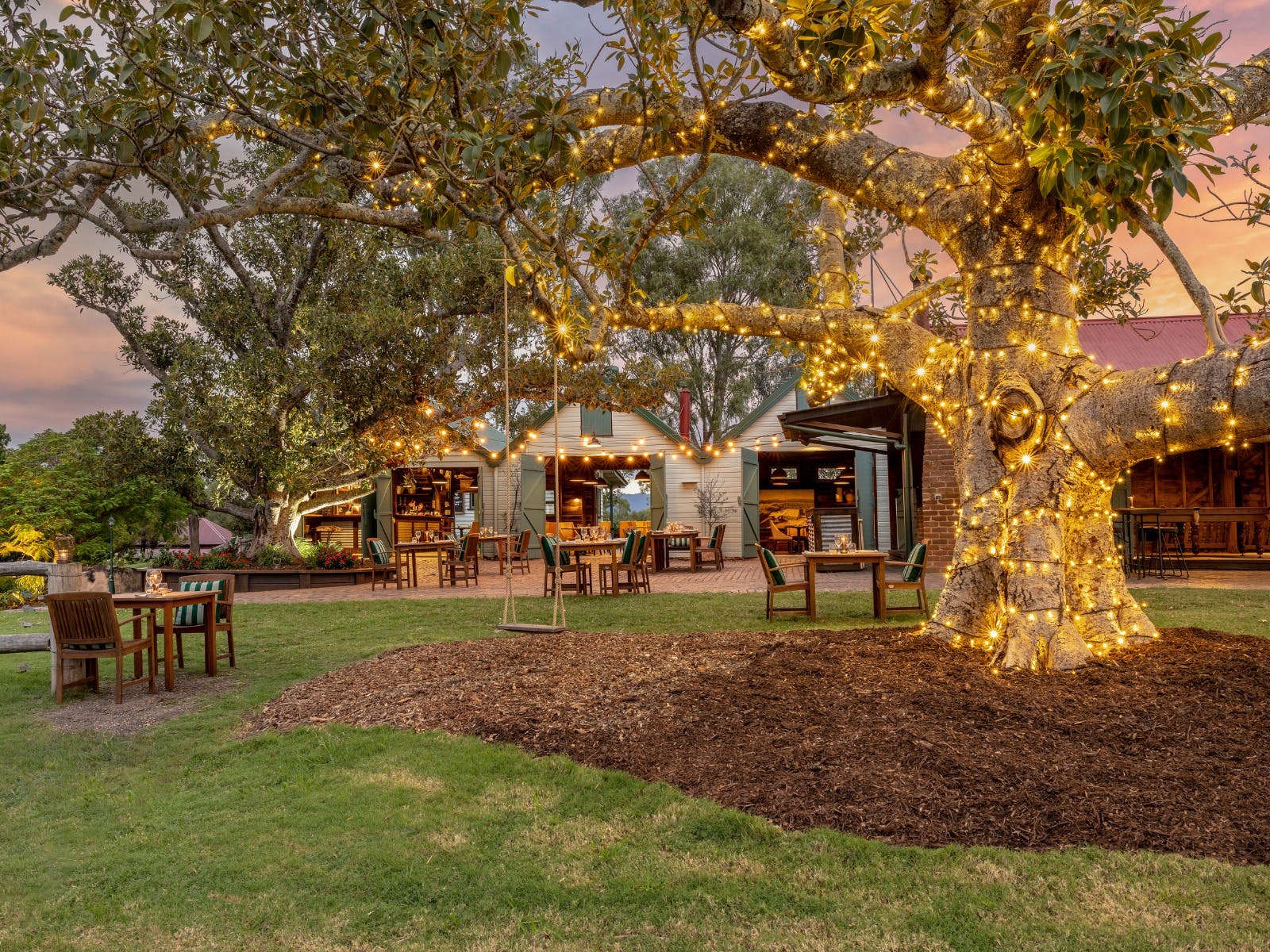 Spicers Hidden Vale Barn dining space