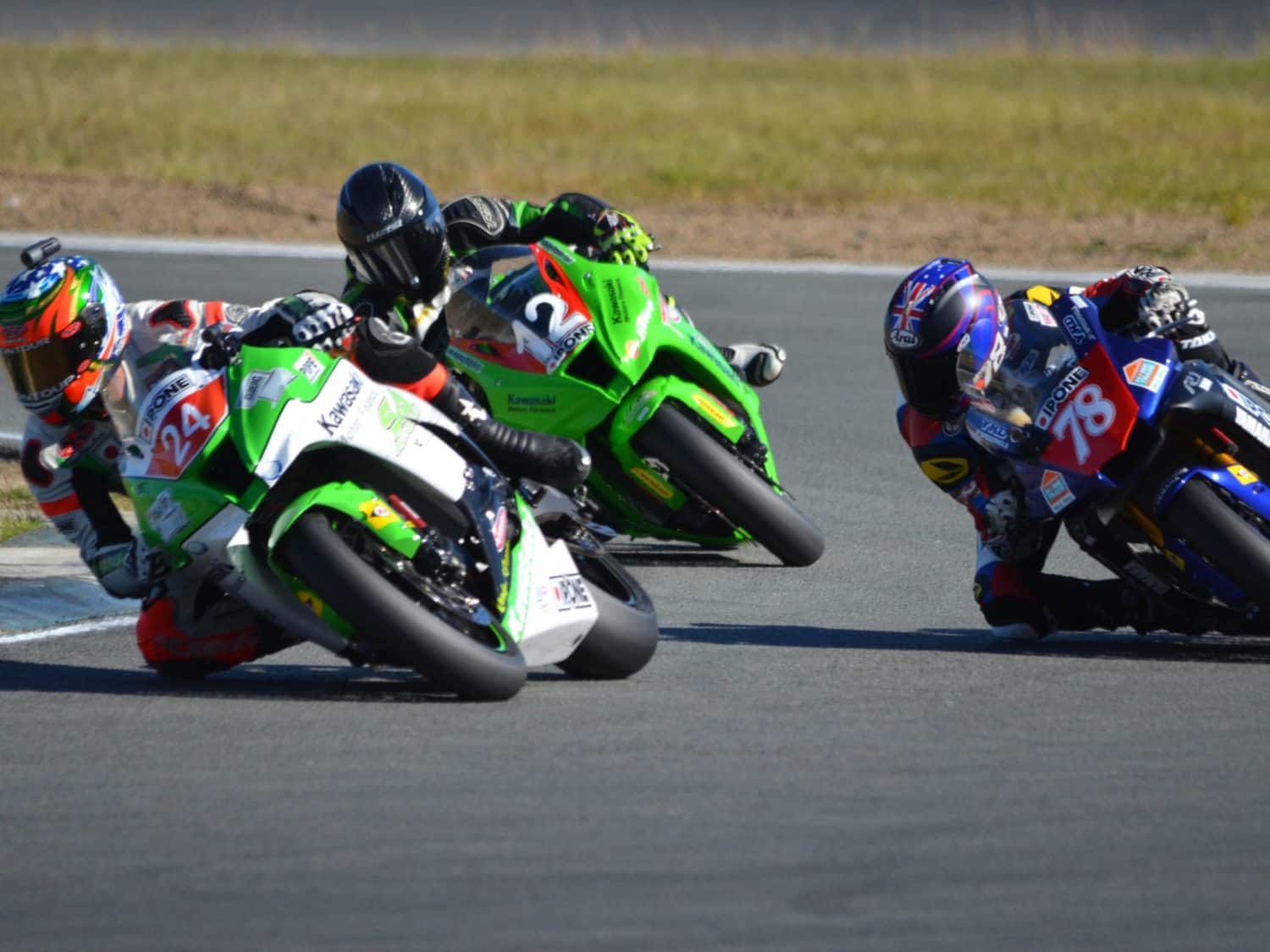 Superbikes at Queensland Raceway